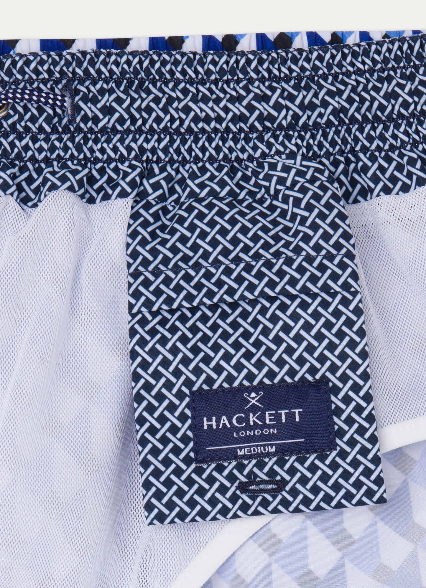 TRAJE DE BAÑO HACKETT LONDON AZUL POLI + POLIA (HMB10045-551)