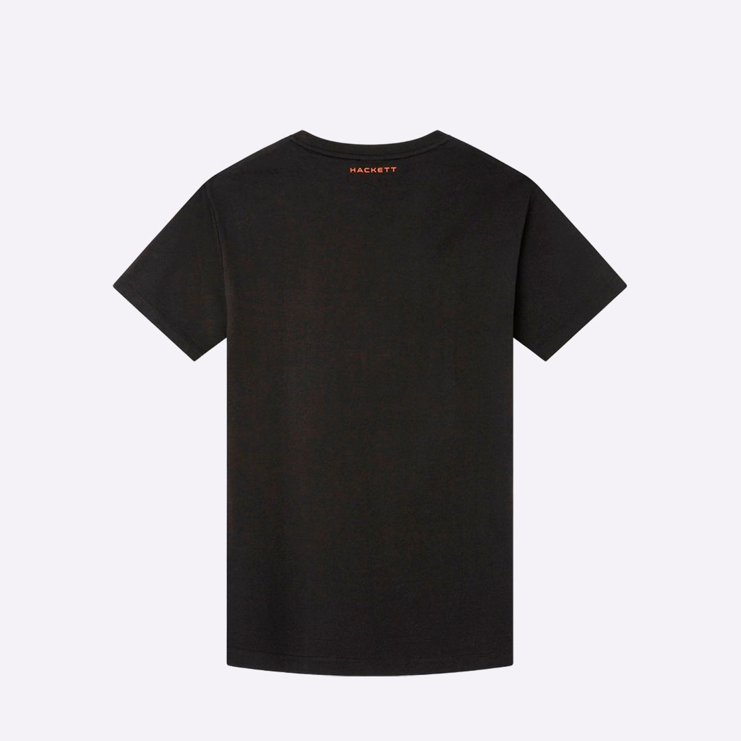 CAMISETA-TSHIRT HACKETT LONDON NEGRO ALGODON (HM500780-999)