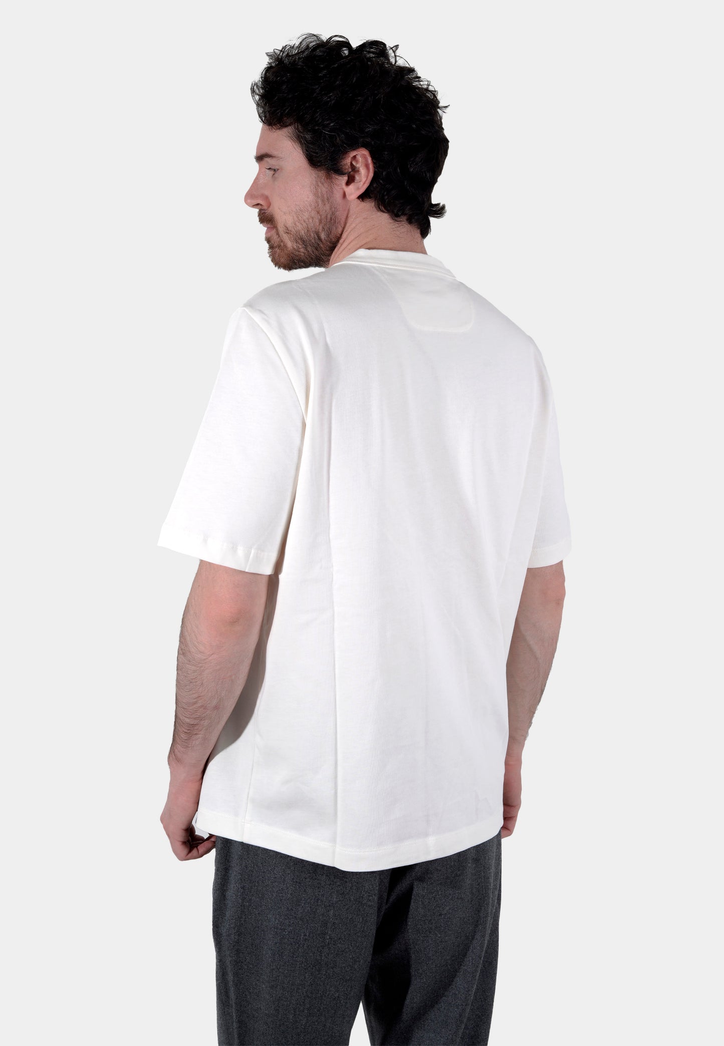 CAMISETA-TSHIRT BOGGI BEIGE ALGODON (23A031701)