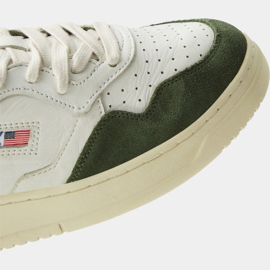 TENIS AUTRY BLANCO VERDE CUERO (A1UNAULMGS22)