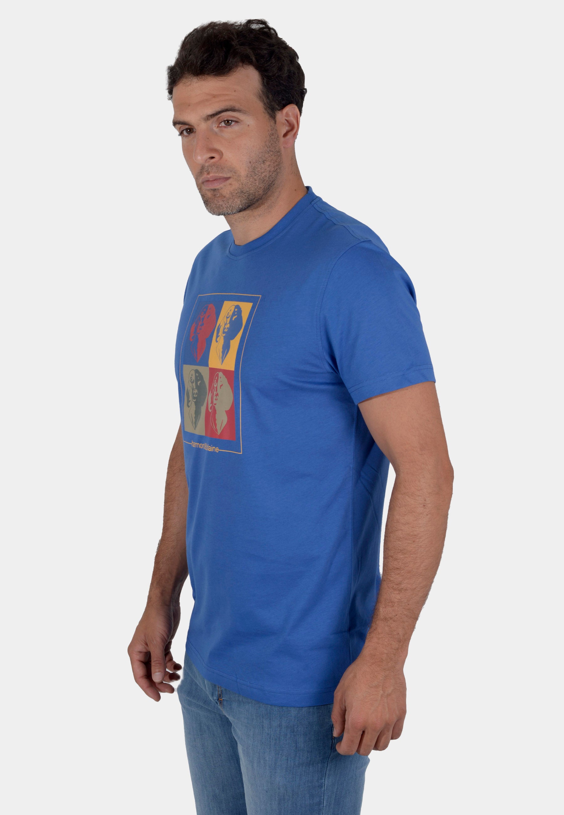 Camiseta T_shirt Azul Marino H&B