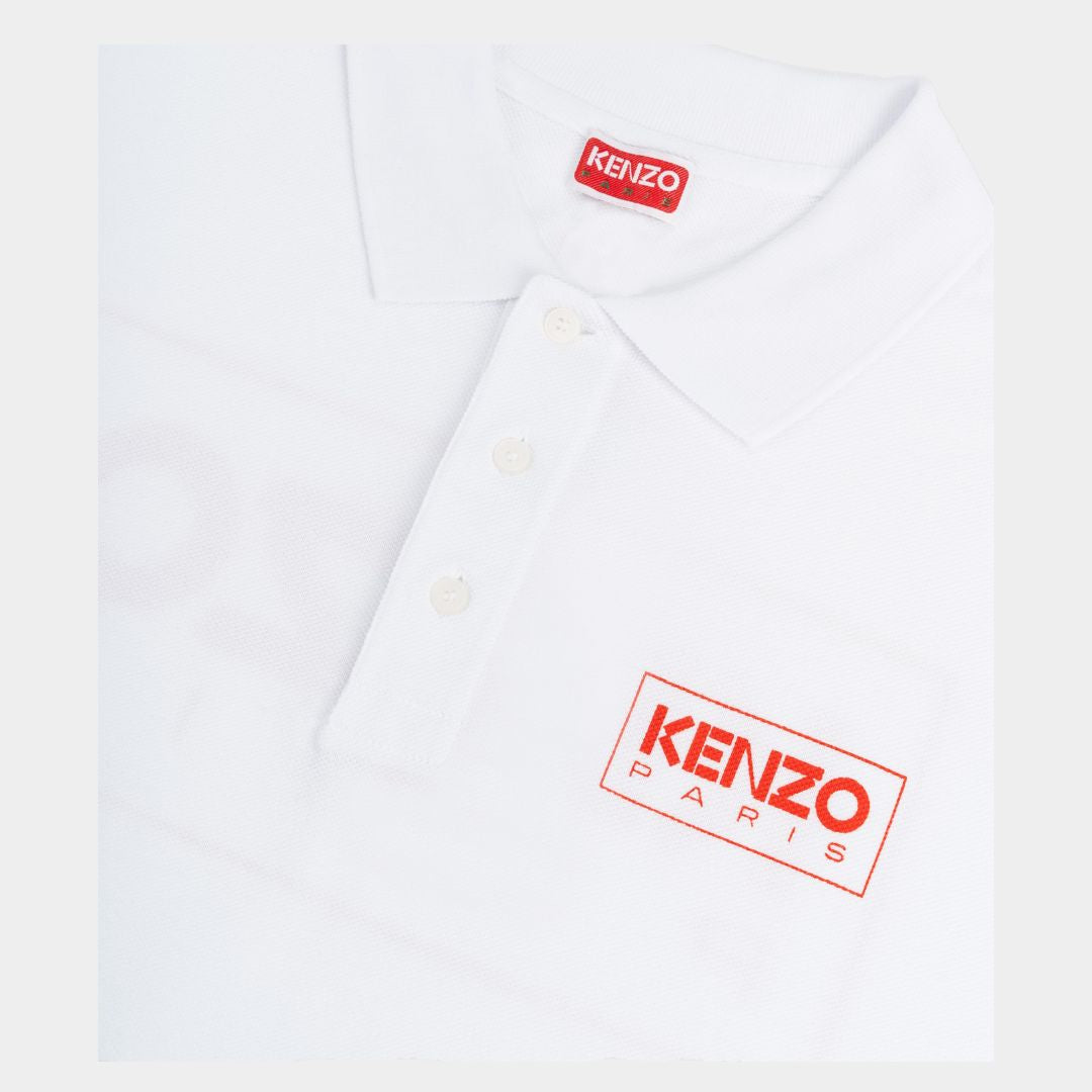 CAMISETA POLO KENZO CABALLERO BLANCO ALGODON (FC65PO0034PU-01)