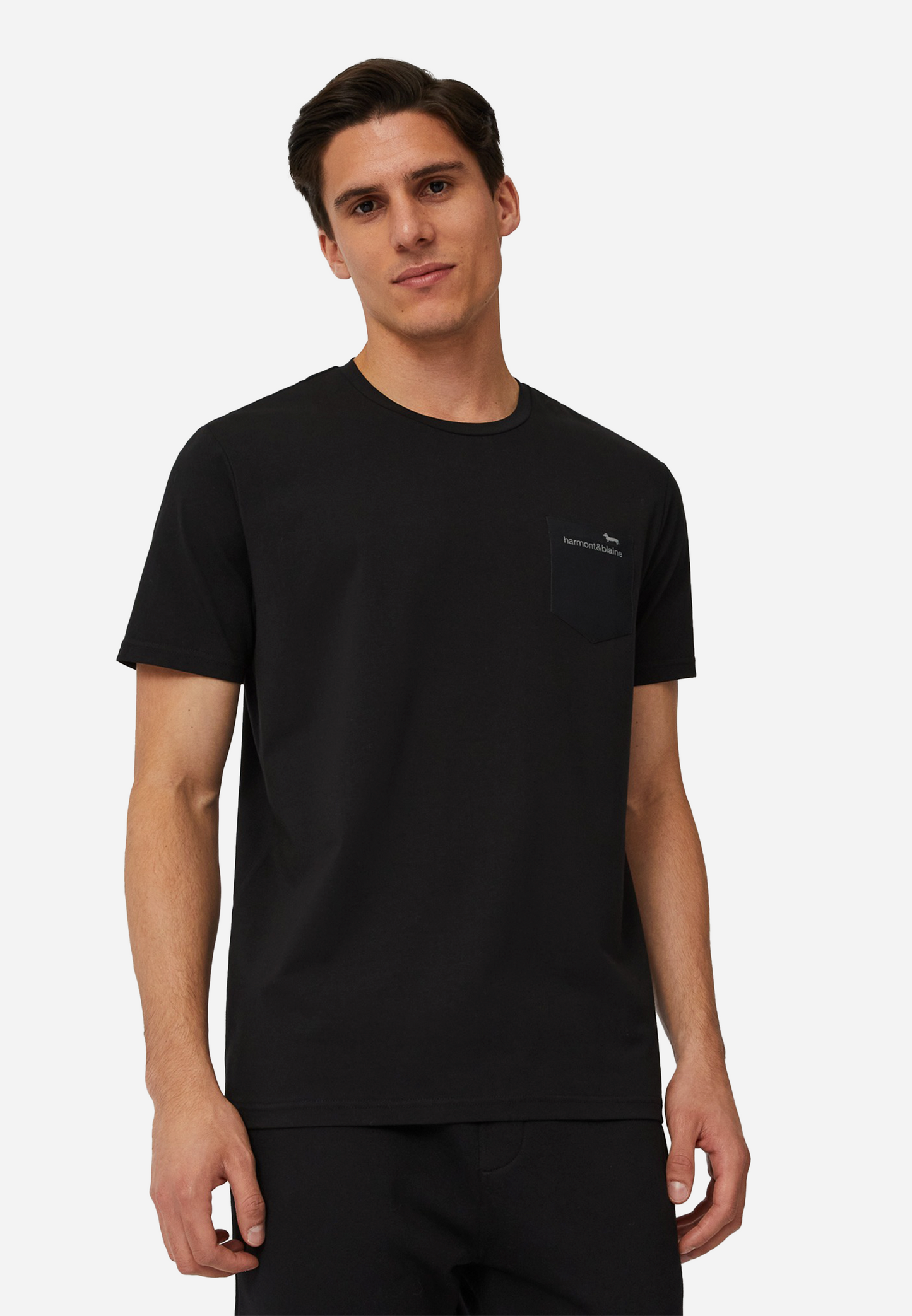 CAMISETA-TSHIRT HARMONT & BLAINE NEGRO (IRM244021259)