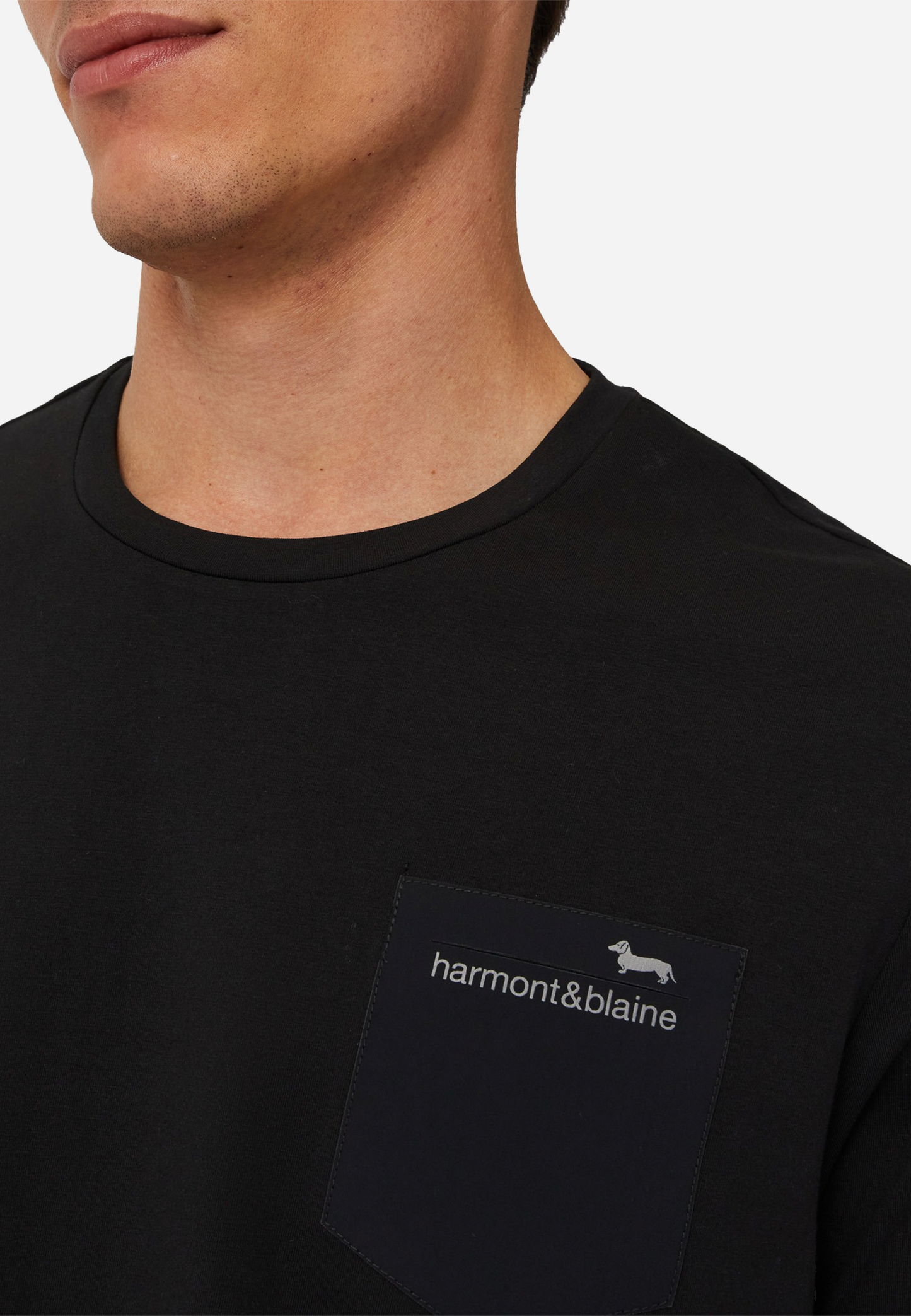 CAMISETA-TSHIRT HARMONT & BLAINE NEGRO (IRM244021259)