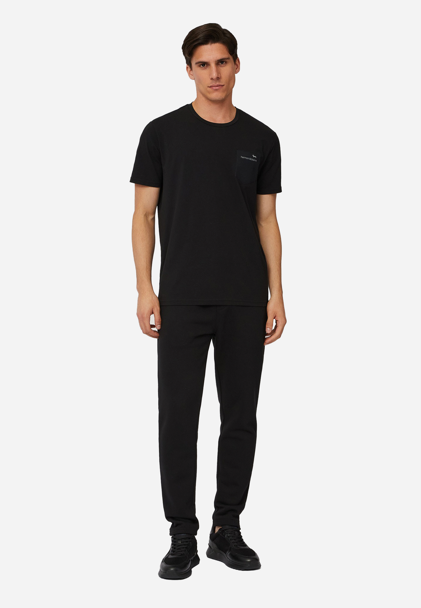 CAMISETA-TSHIRT HARMONT & BLAINE NEGRO (IRM244021259)