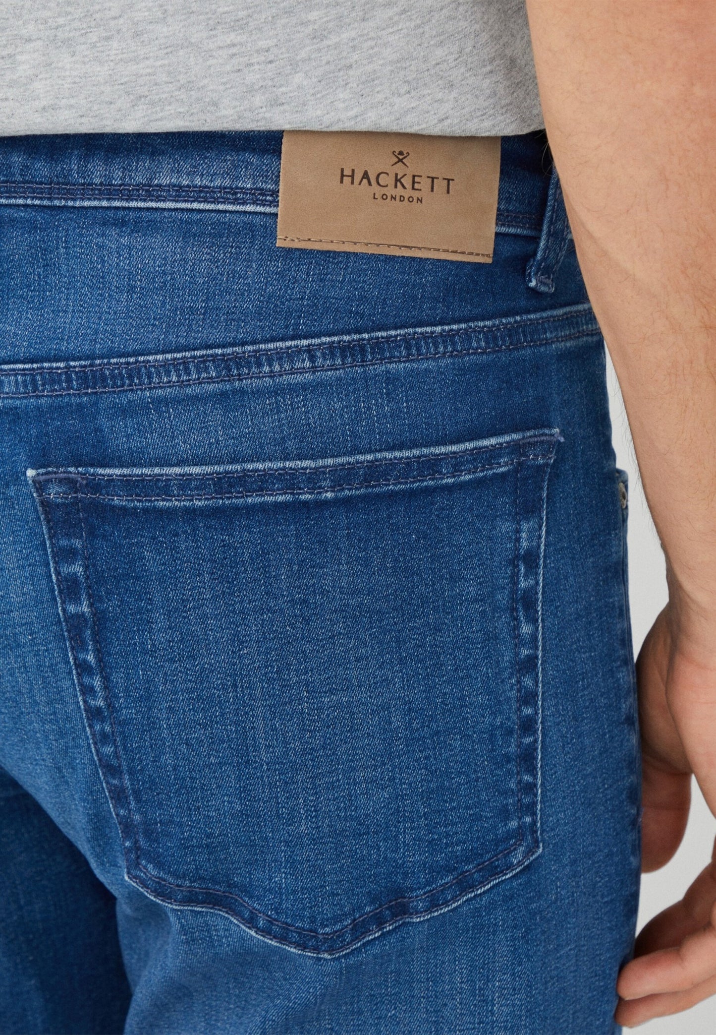 JEANS HACKETT LONDON AZUL ALG + ELAS (HM212566R-5IT)