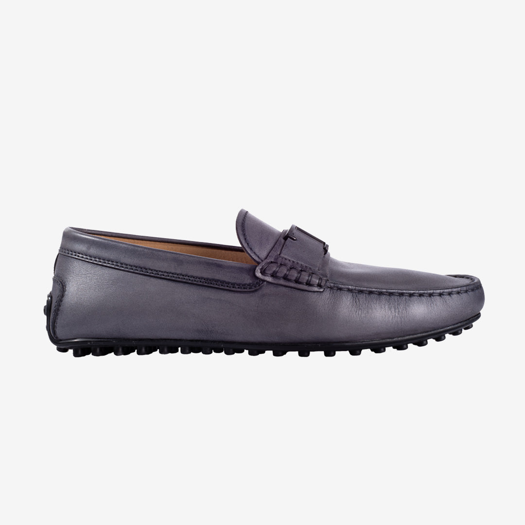Zapato Mocasines City Gommino Azul Marino T.