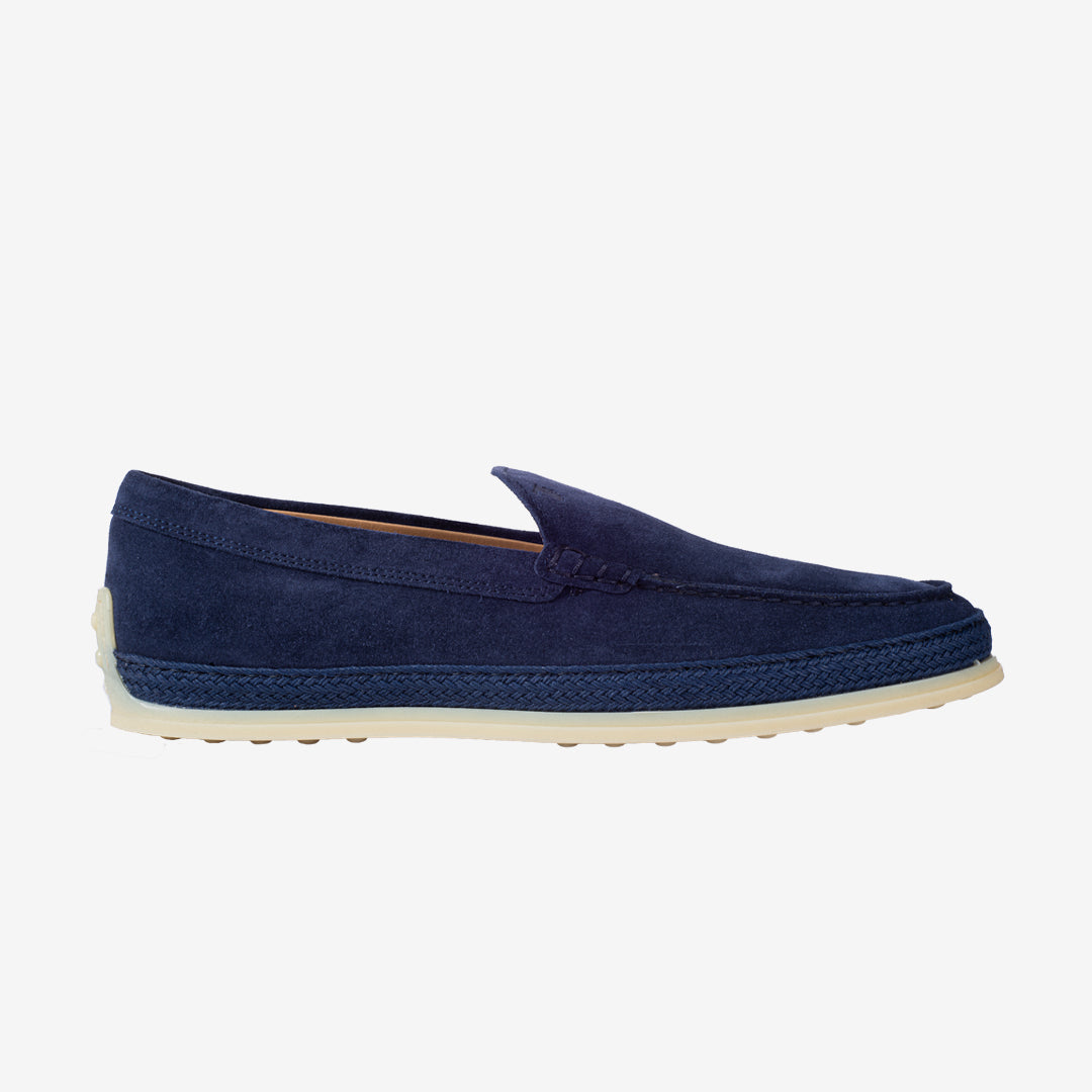 Zapato Mocasines Slip-on Azul Marino T.