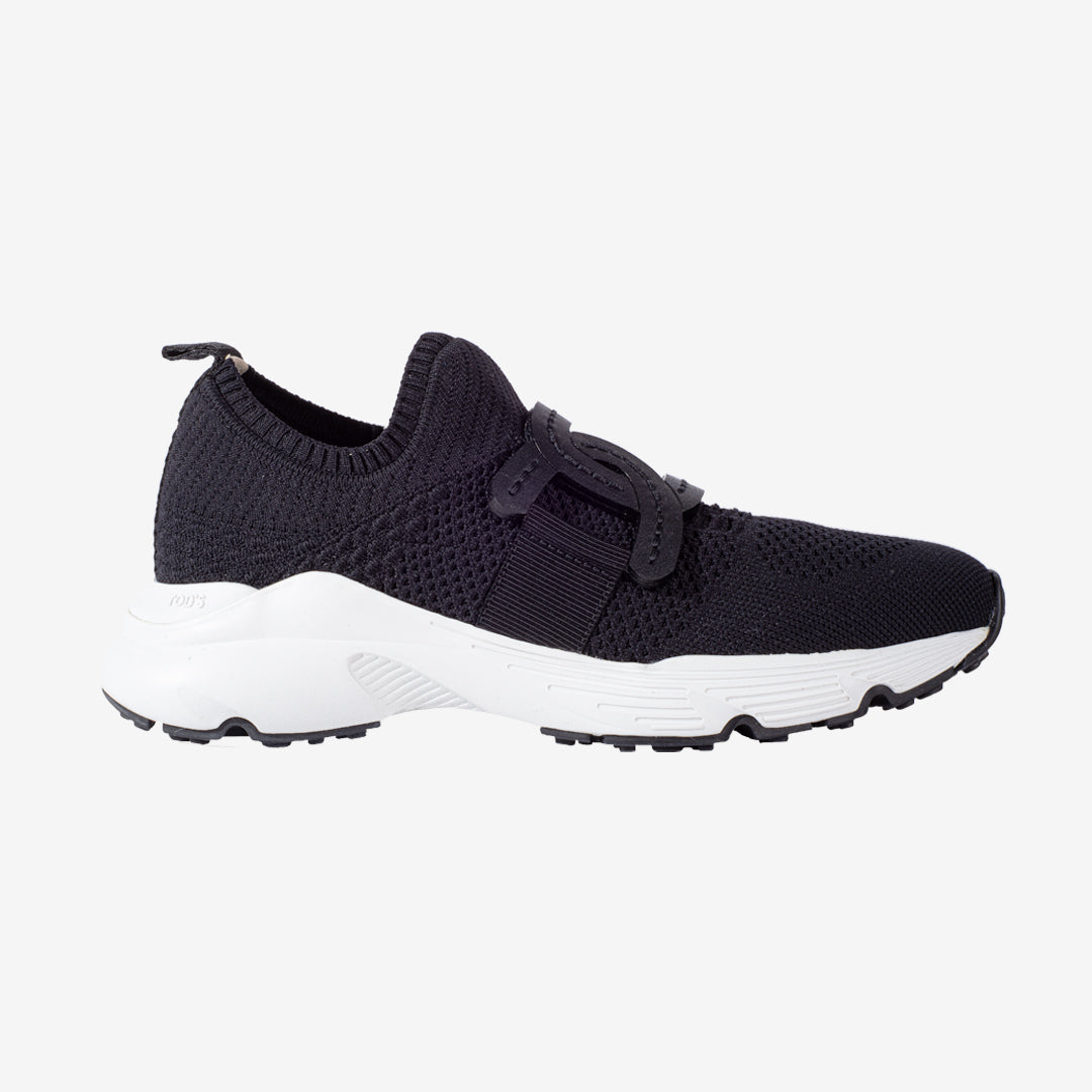 Tenis Dama Tejido Técnico Negro T.