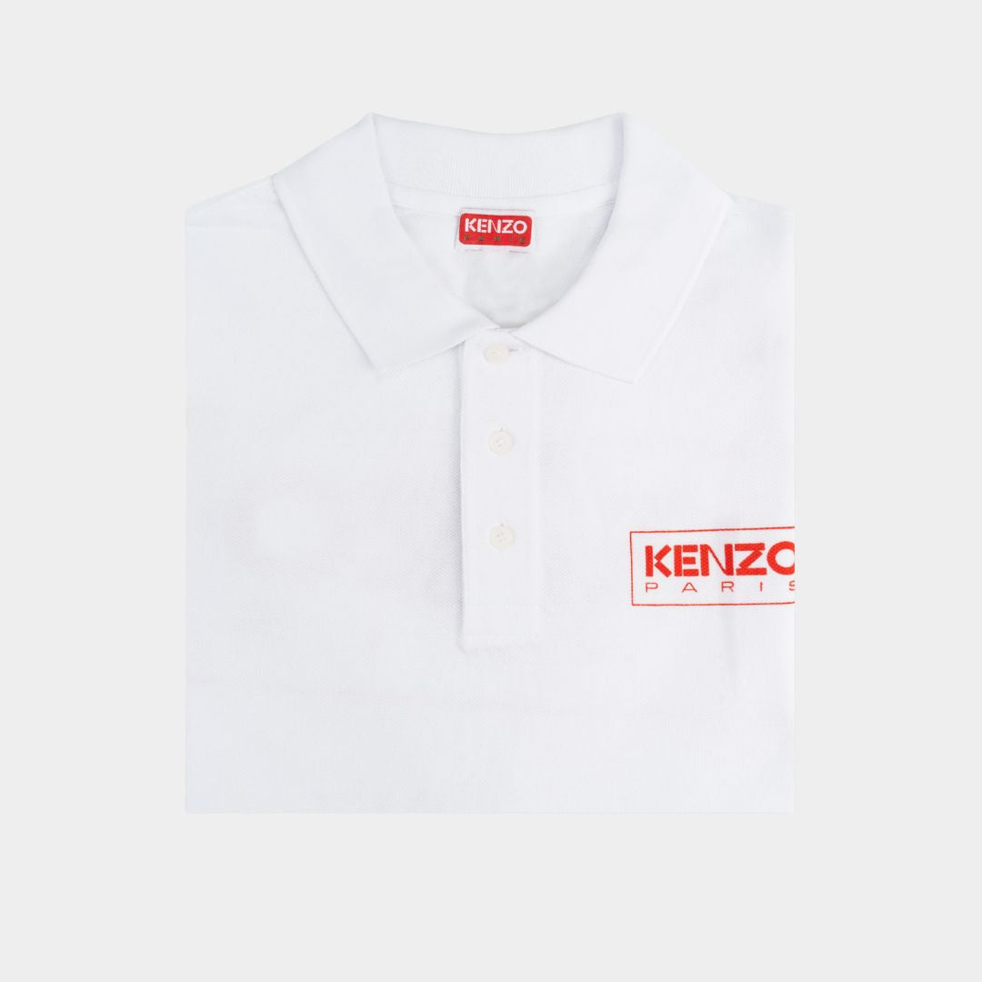 CAMISETA POLO KENZO CABALLERO BLANCO ALGODON (FC65PO0034PU-01)