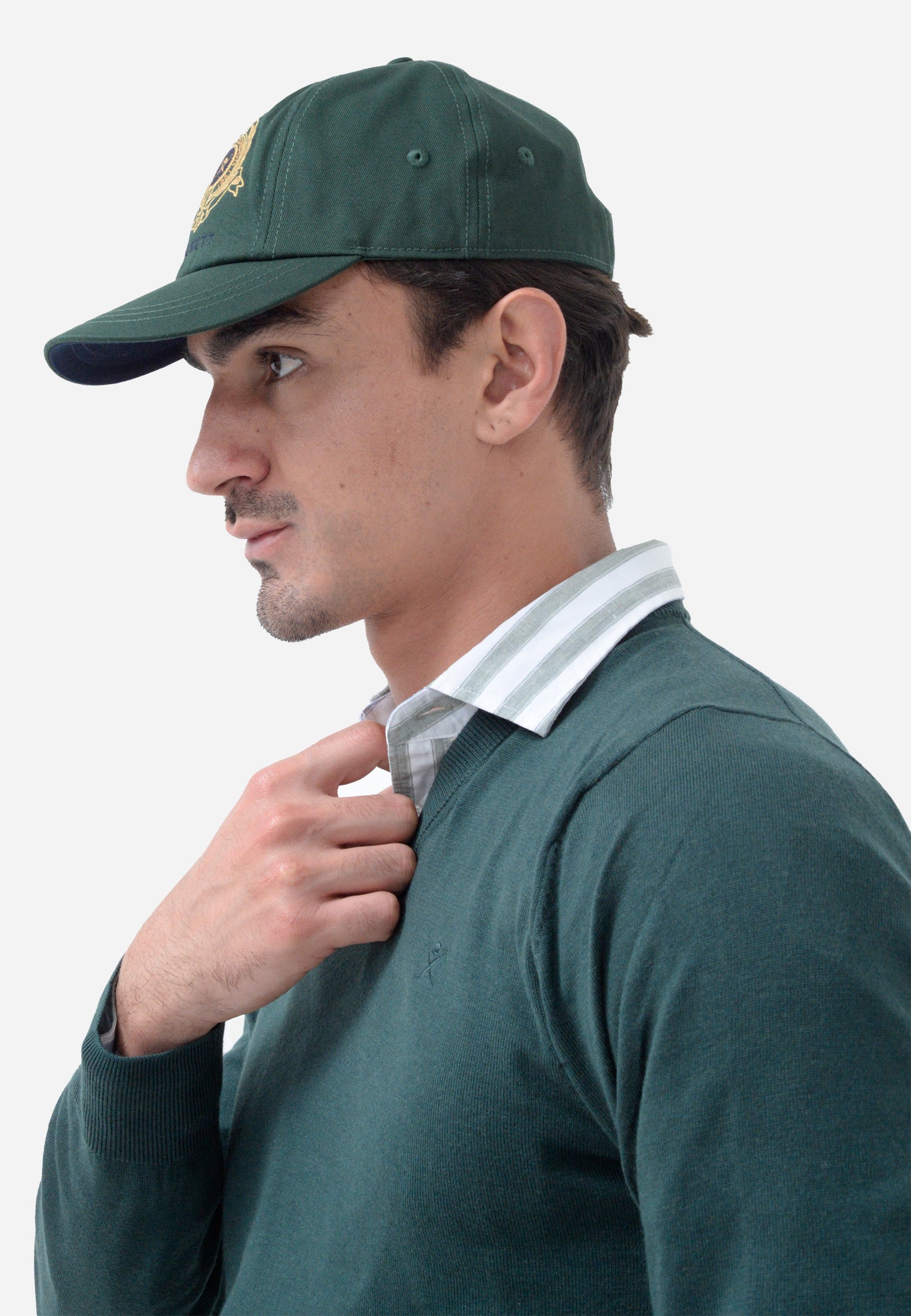 CACHUCHA HACKETT LONDON ESCUDO VERDE ALGODON (HM042532-670)