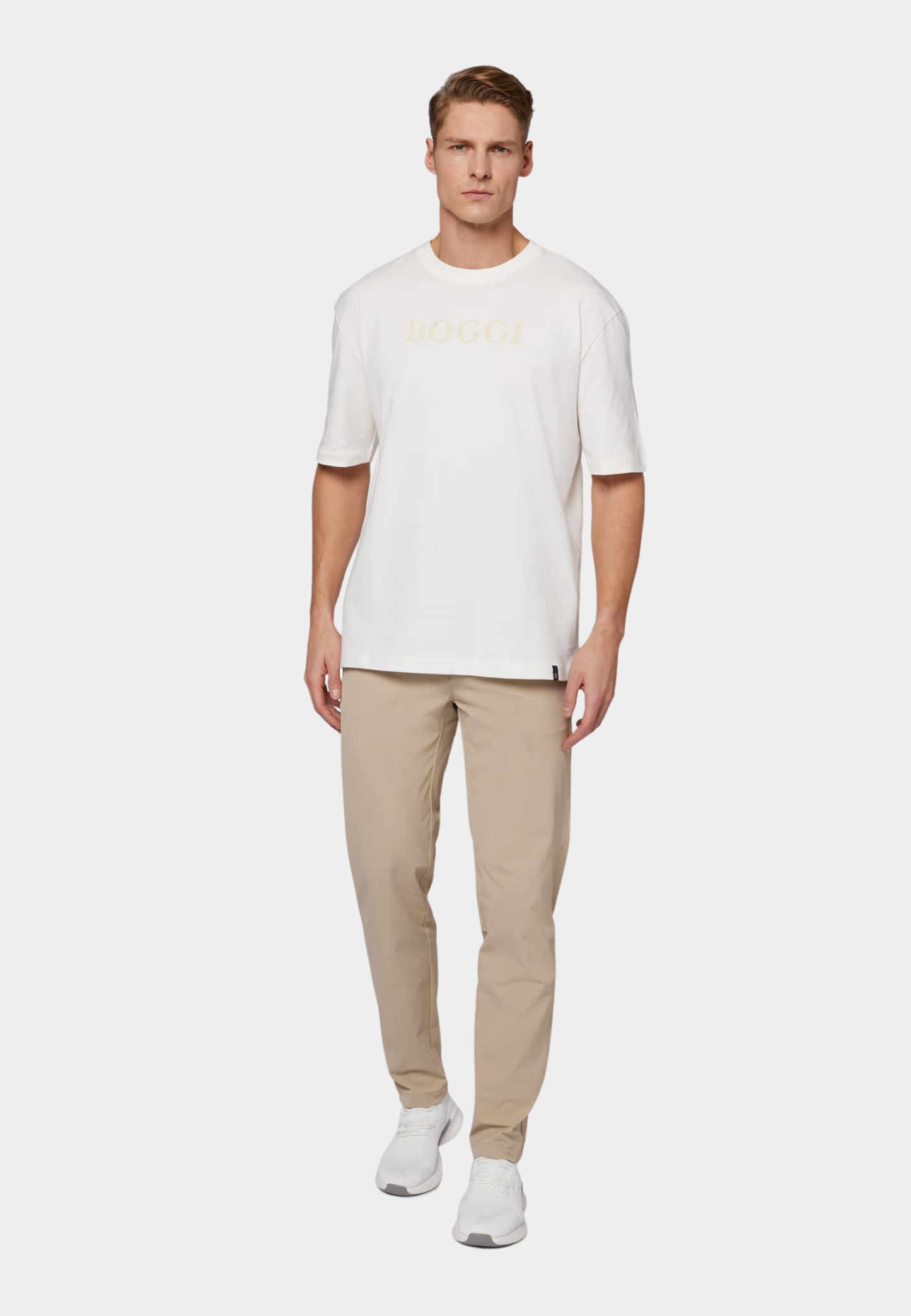 PANTALON BOGGI BEIGE NILON + ELAS