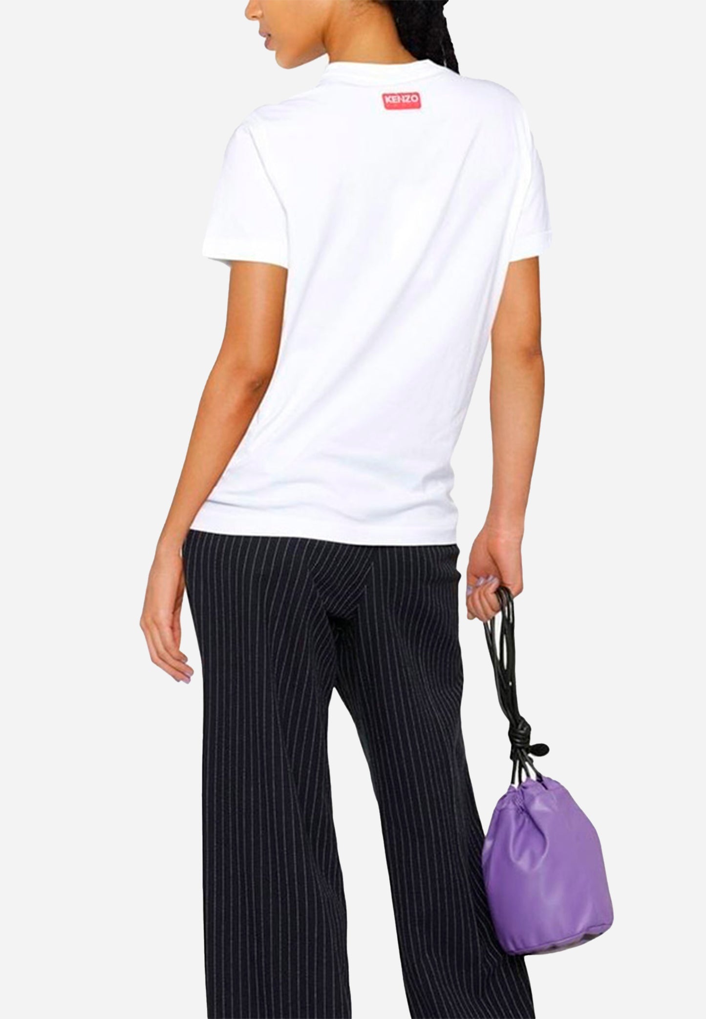 CAMISETA-TSHIRT KENZO DAMA BLANCO ALGODON (FC62TS0074SO-01)