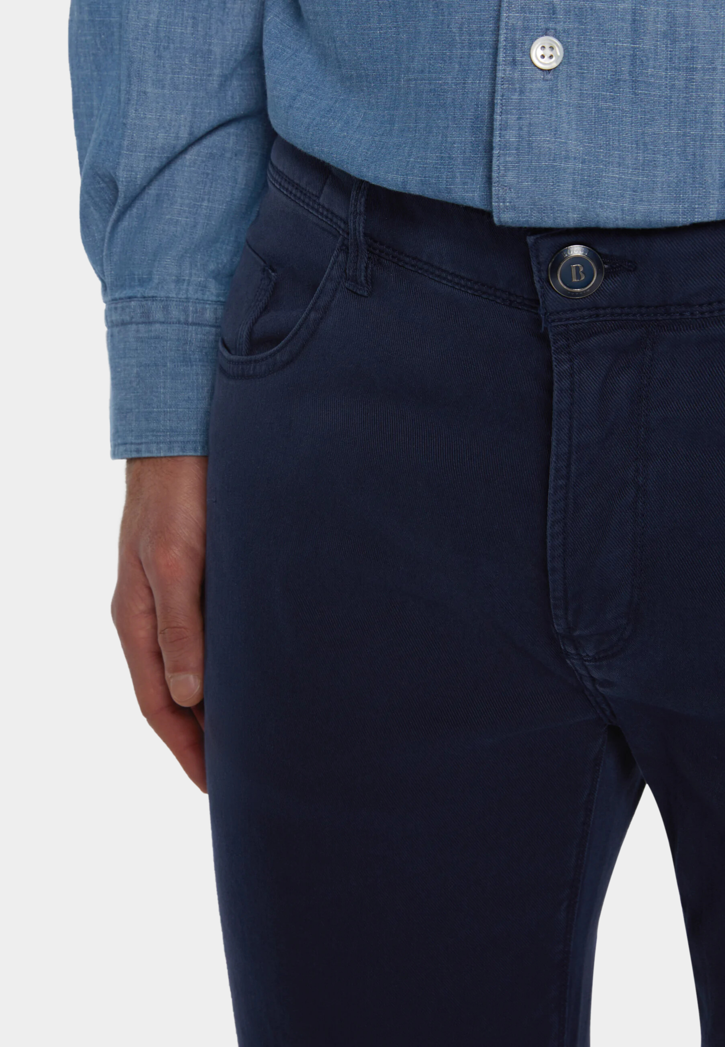 PANTALON BOGGI AZUL ALG + LYOCEL + ELAS
