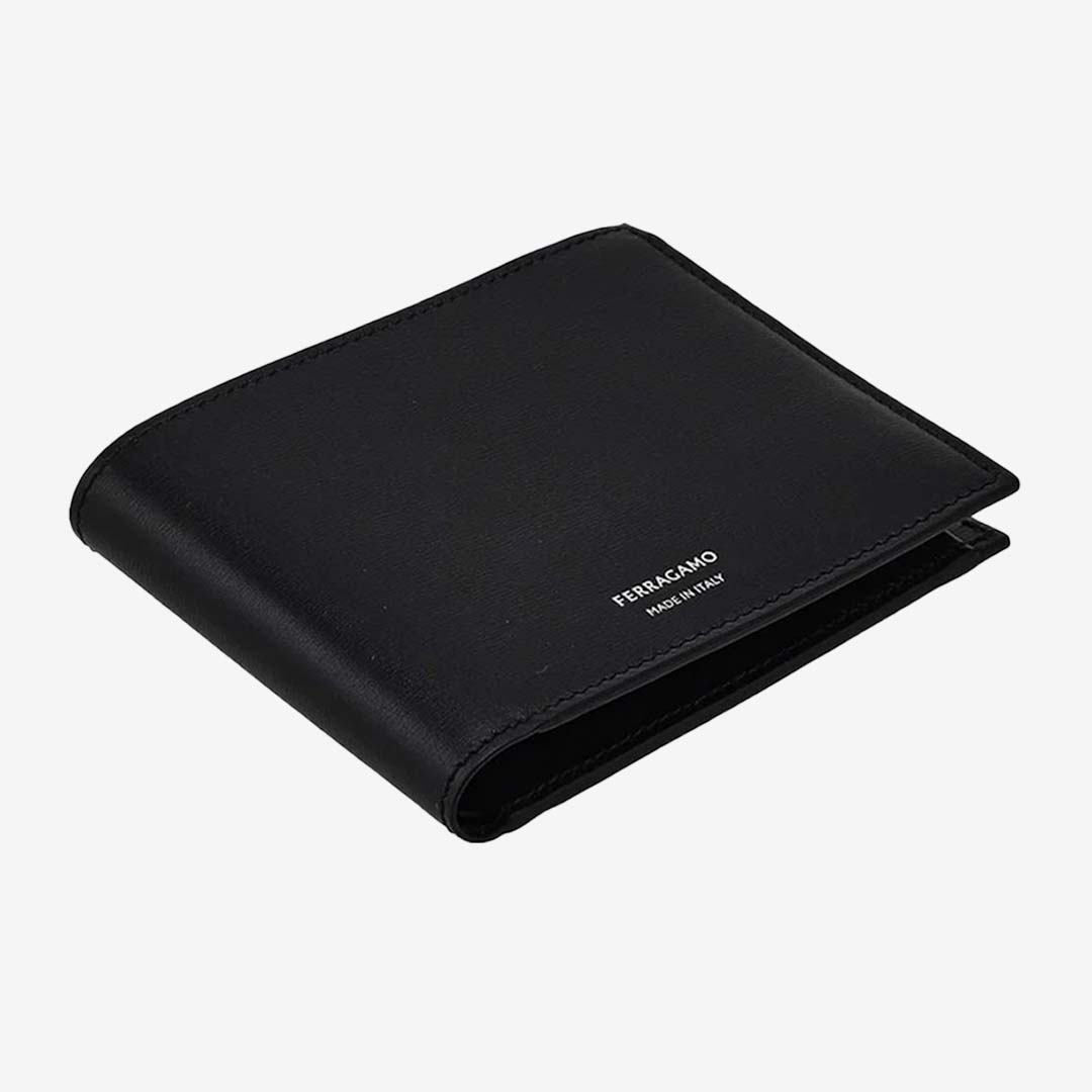 Billetera Clásica Negra en Cuero