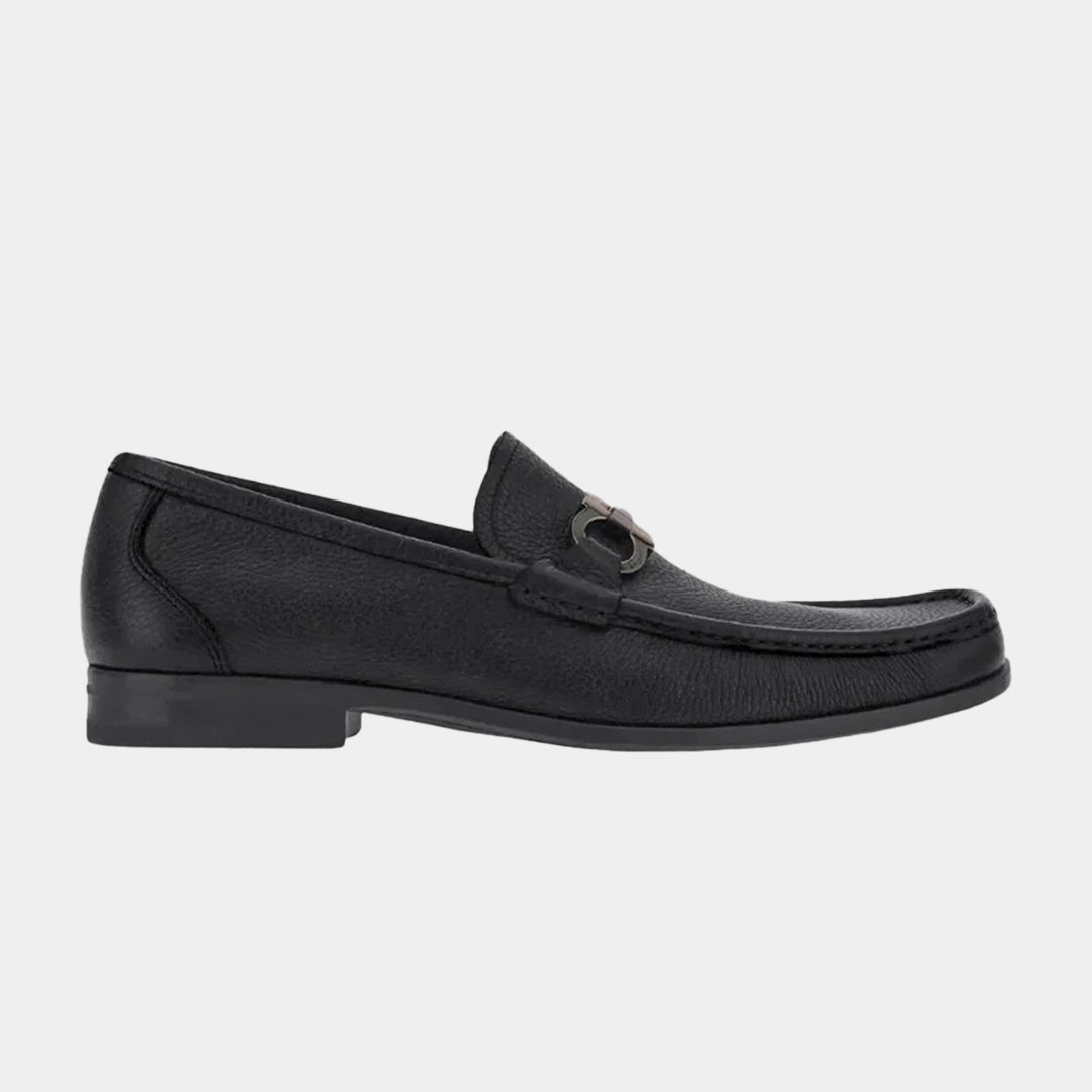 ZAPATO FERRAGAMO NEGRO ALGODON (642848-GRANDIOSO)