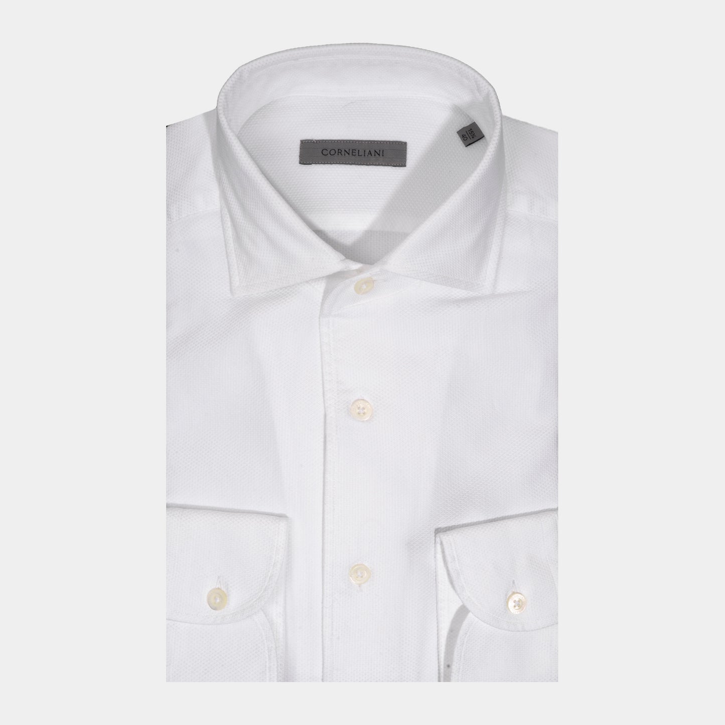 CAMISA CORNELIANI BLANCO ALGODON (91P126-3111303-028)