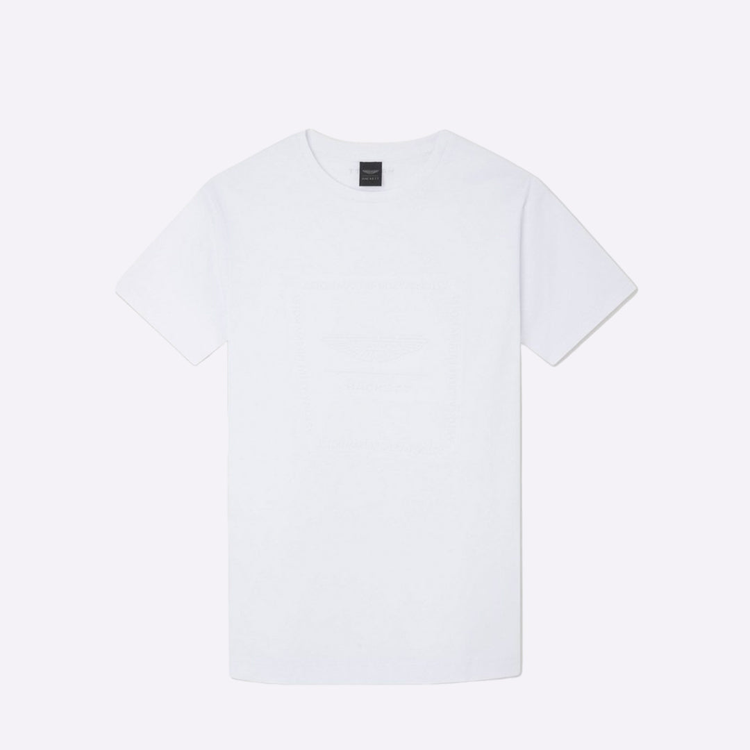 CAMISETA-TSHIRT HACKETT LONDON BLANCO ALGODON (HM500780-800)