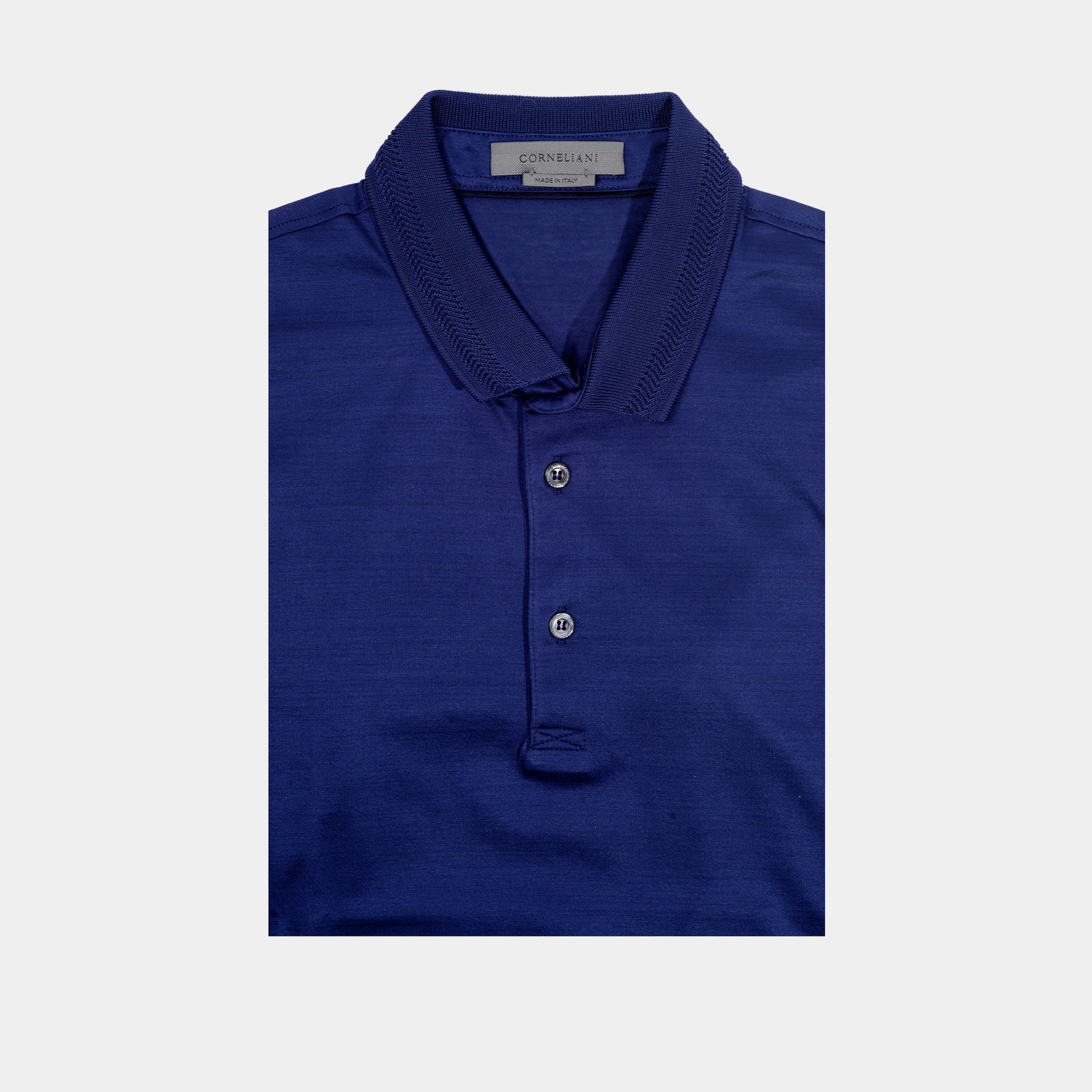 CAMISETA POLO CORNELIANI AZUL ALGODON (91G501-3125000-004)