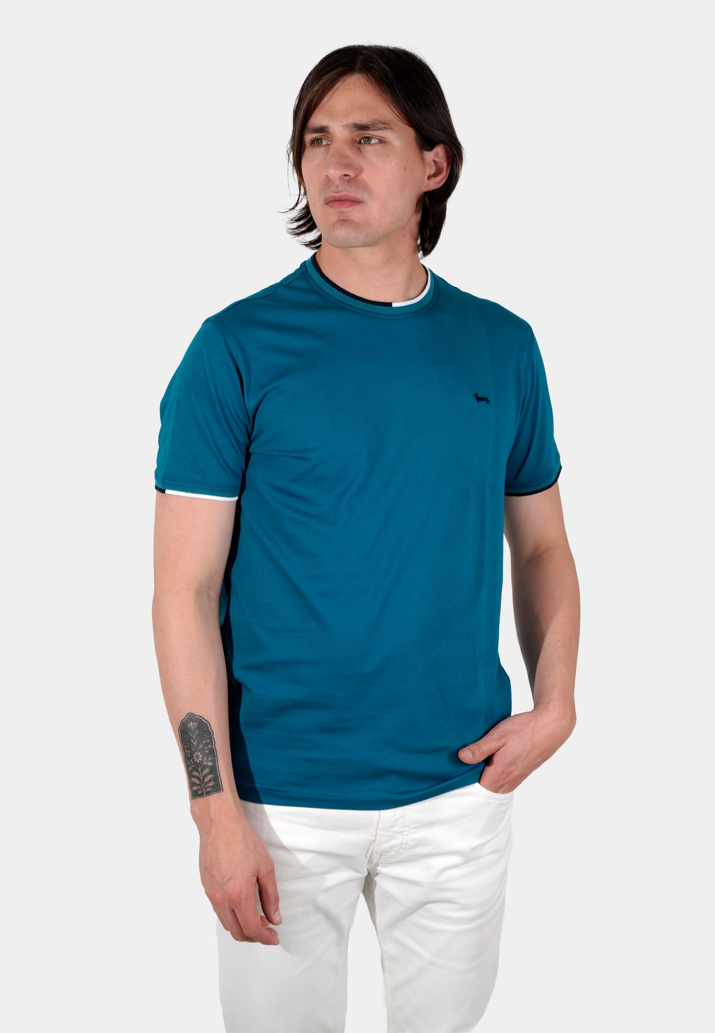 T-SHIRT HARMONT AZUL ALGOD (IRK218021223-830)