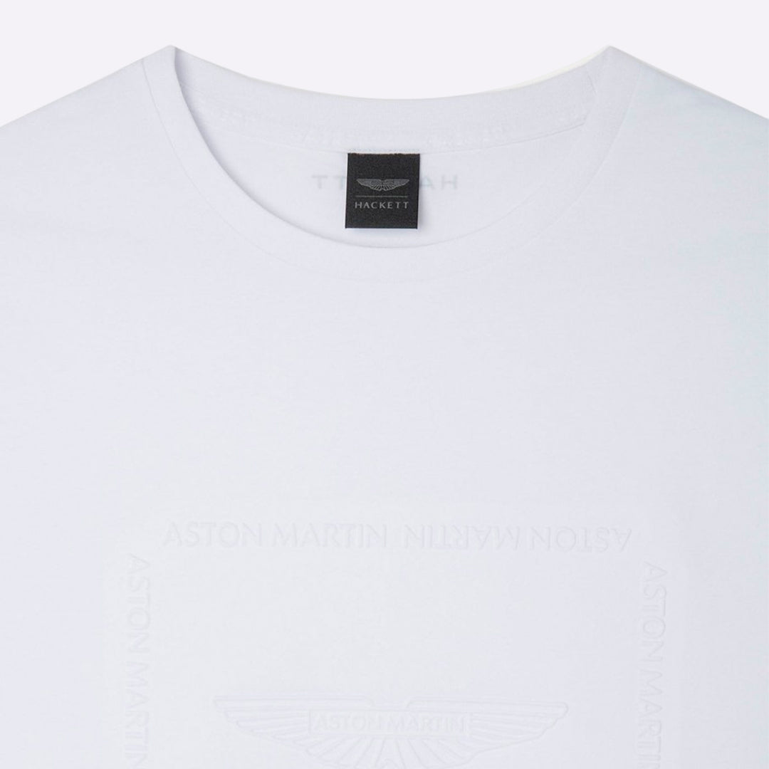 CAMISETA-TSHIRT HACKETT LONDON BLANCO ALGODON (HM500780-800)