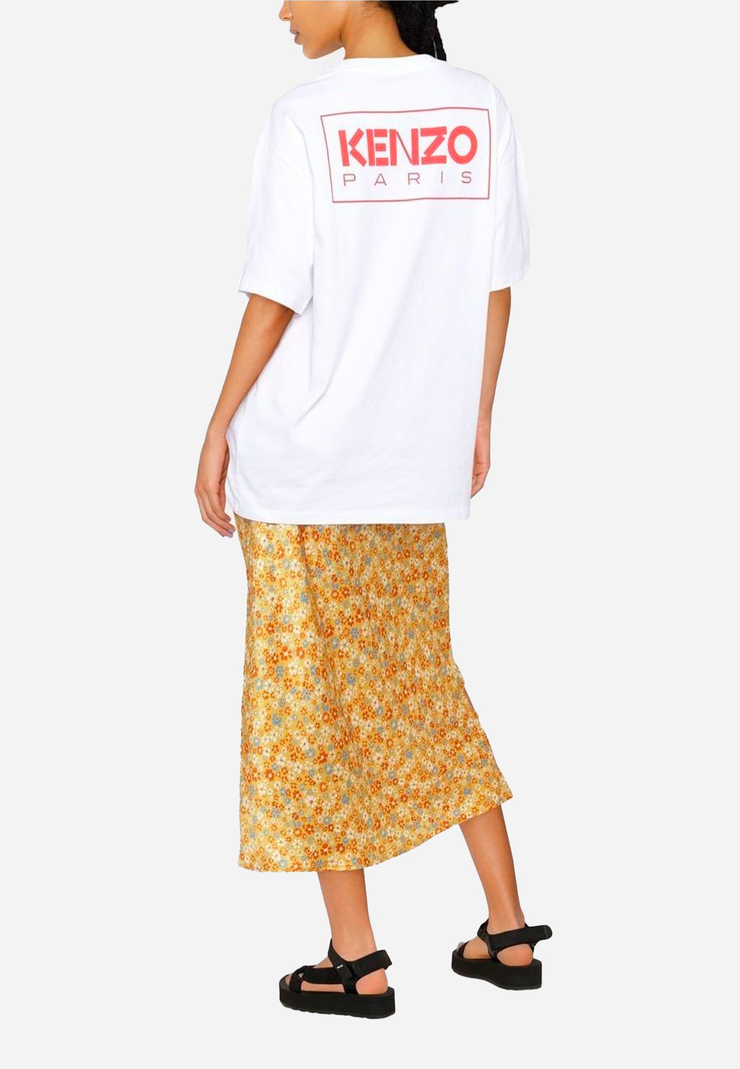 CAMISETA-TSHIRT KENZO DAMA BLANCO ALGODON (FC62TS0094SG-01)