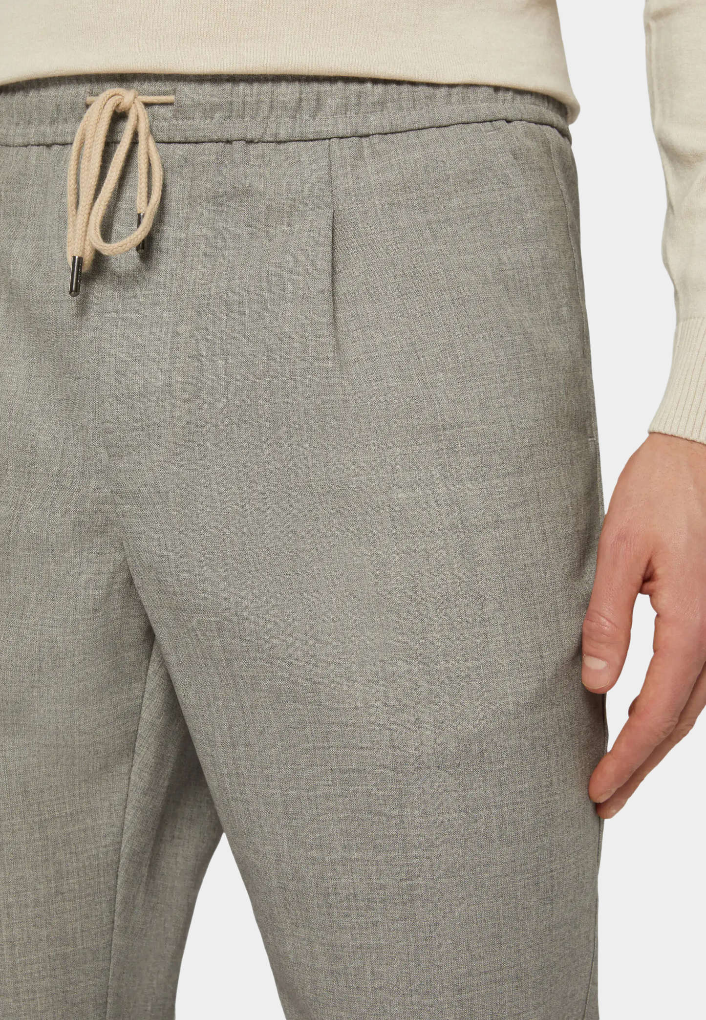PANTALON BOGGI GRIS LANA