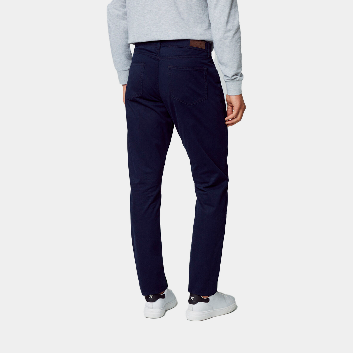 PANTALON HACKETT GRIS 99% COTTON, 1% ELASTANE (HM212491R-9JU)