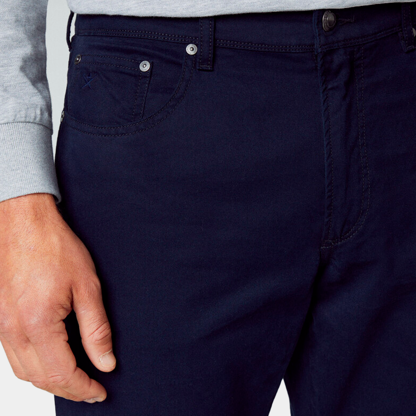 PANTALON HACKETT GRIS 99% COTTON, 1% ELASTANE (HM212491R-9JU)