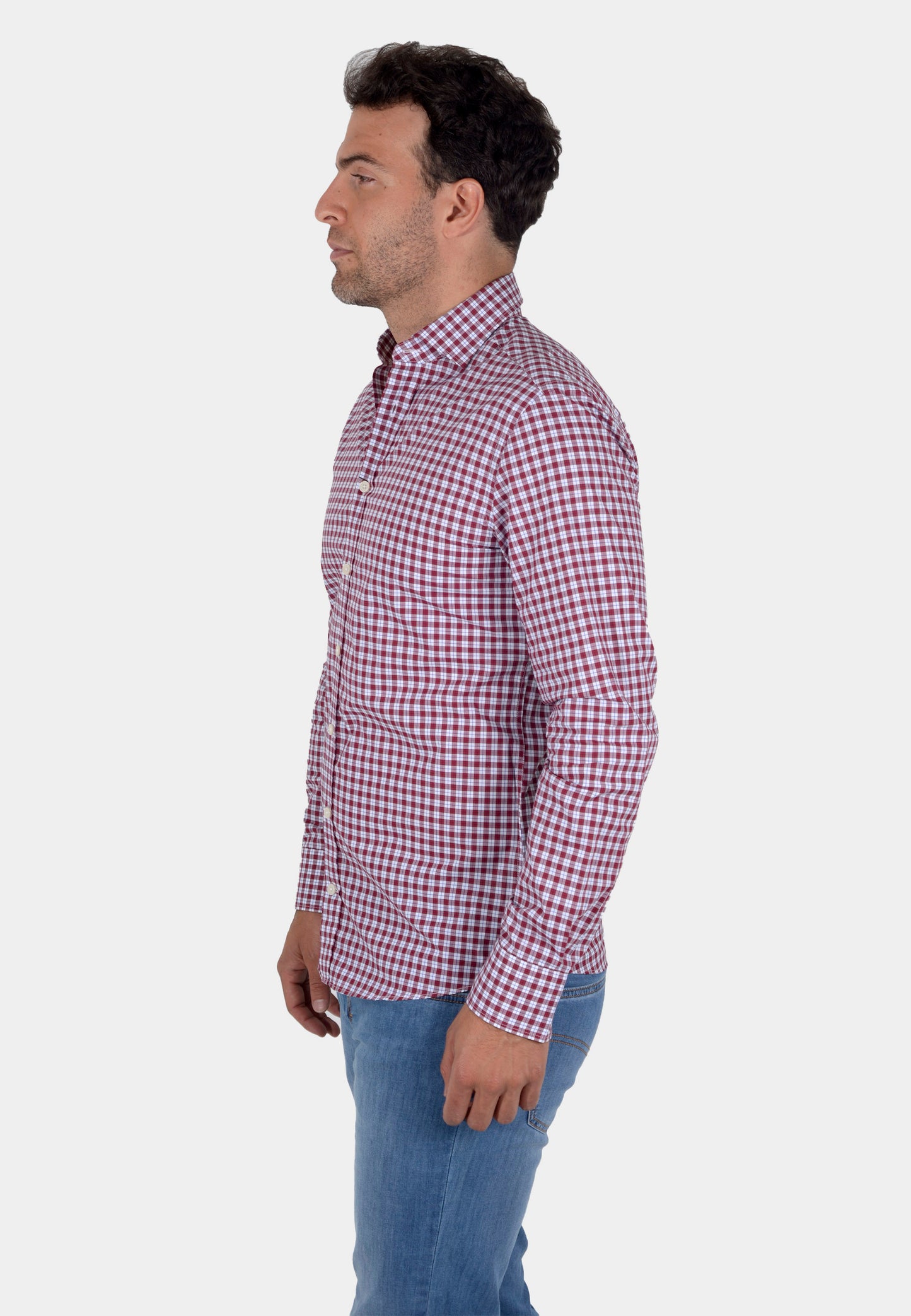 CAMISA HACKETT ROJO/CUADS (HM309186-2AK)