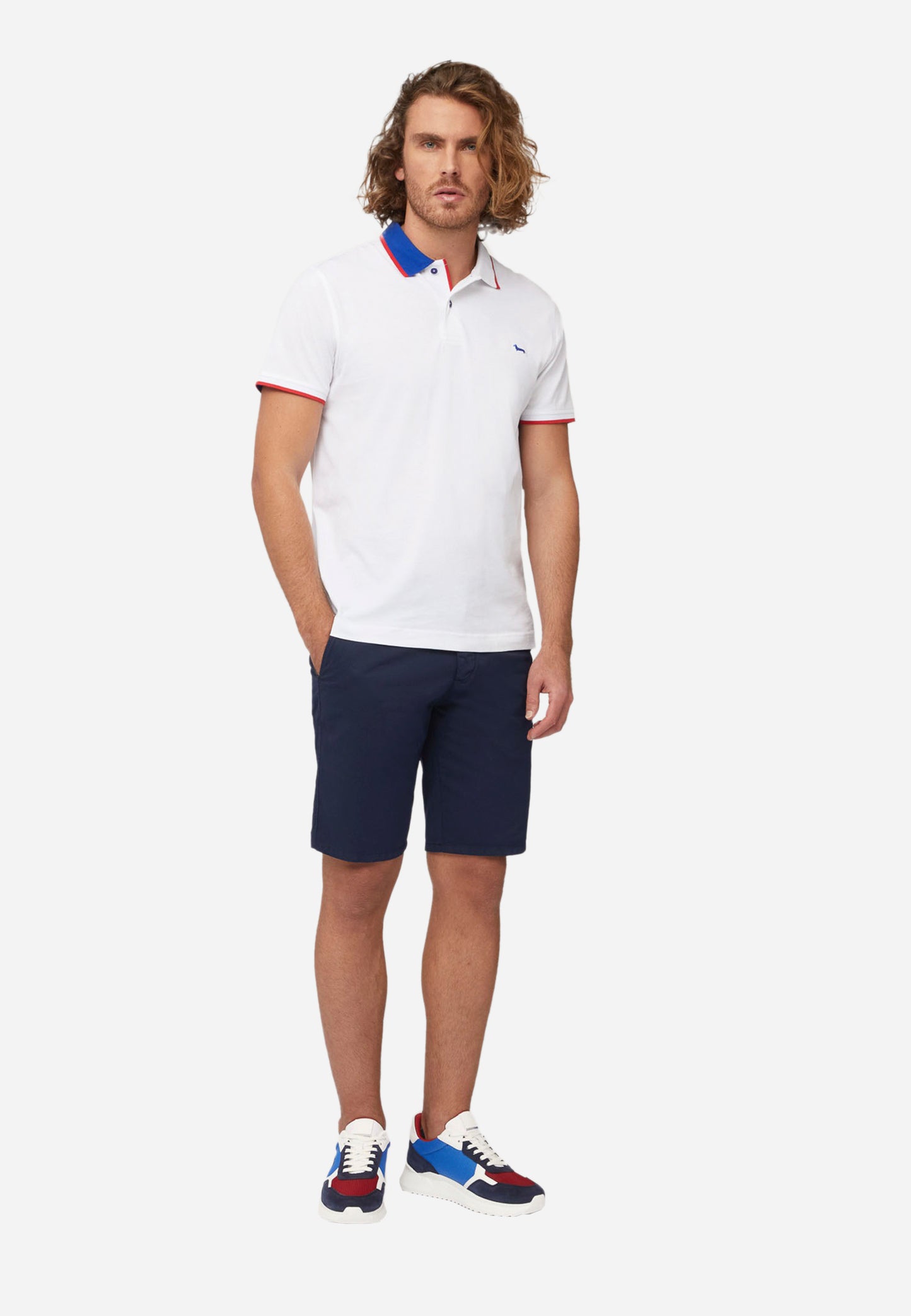 BERMUDA HARMOT&BLAINE AZUL ALGOD (BRL001053163-801)