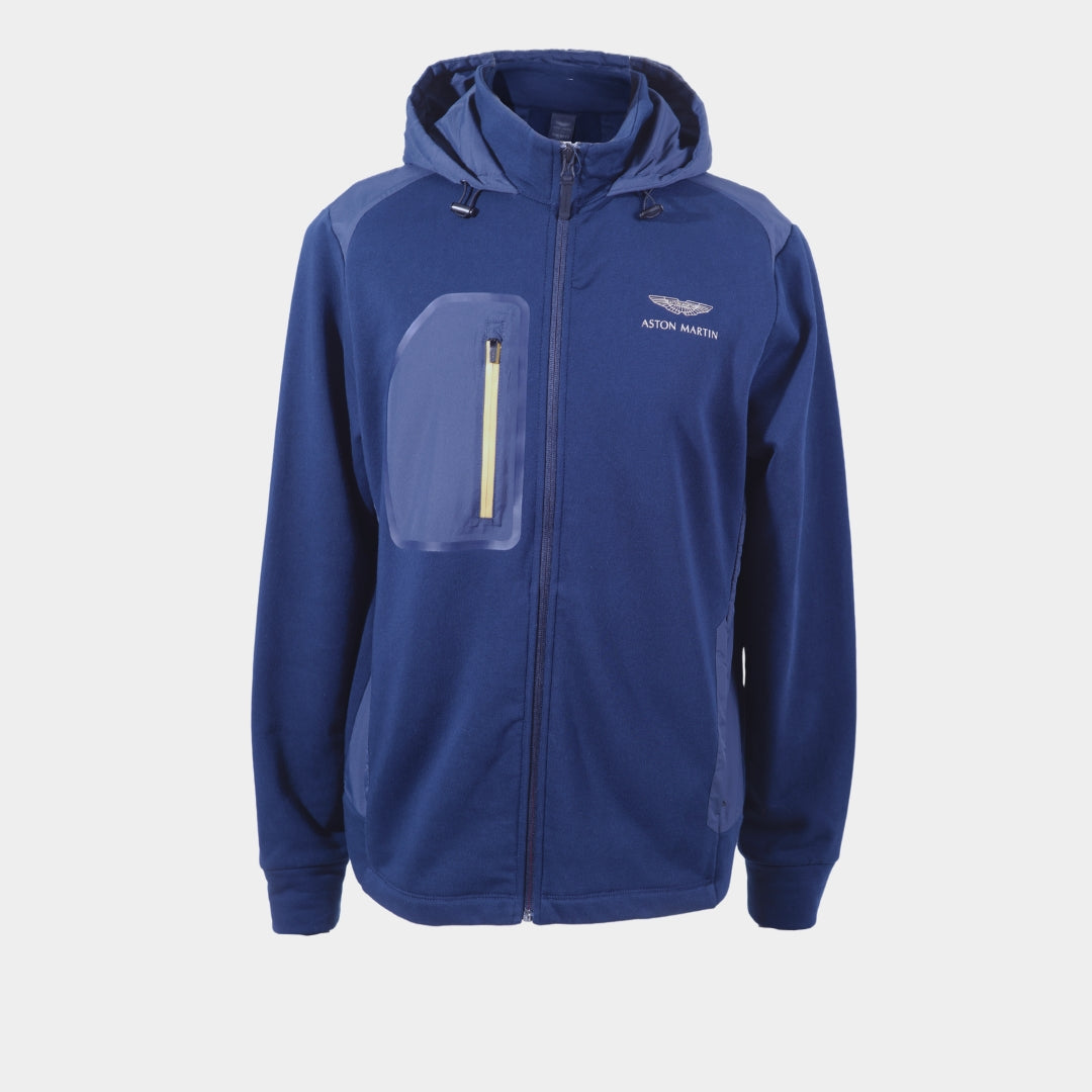 CHAQUETA HACKETT AZUL 80% COTTON, 20% POLYESTER