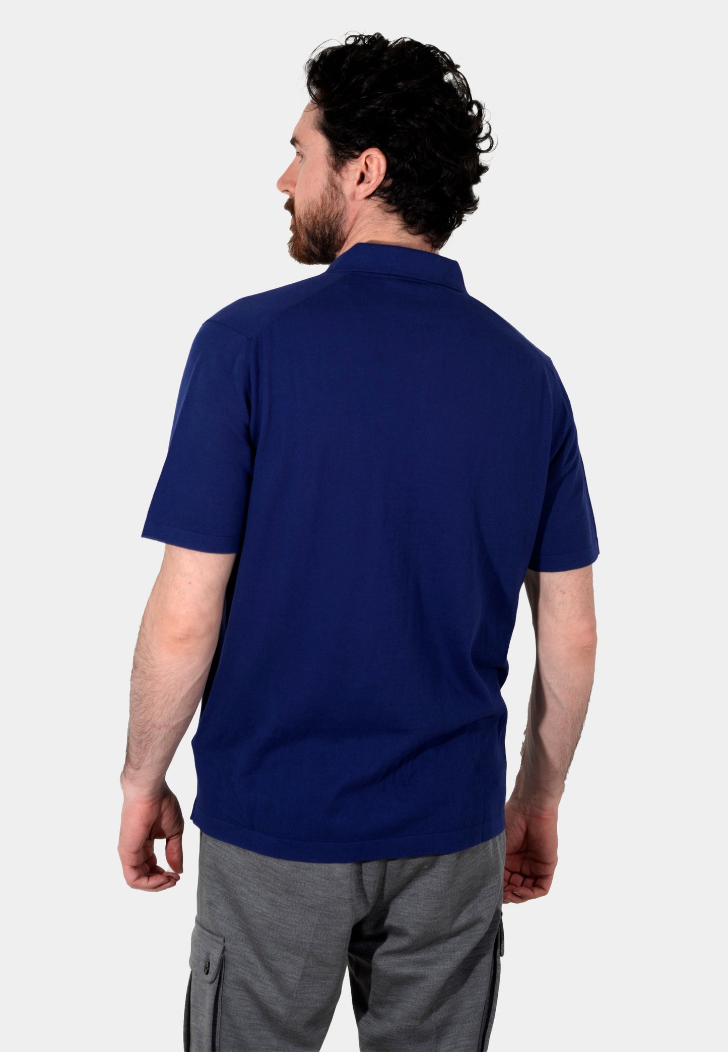 CAMISETA POLO CORNELIANI AZUL ALGODON (91M518-3125128-005)
