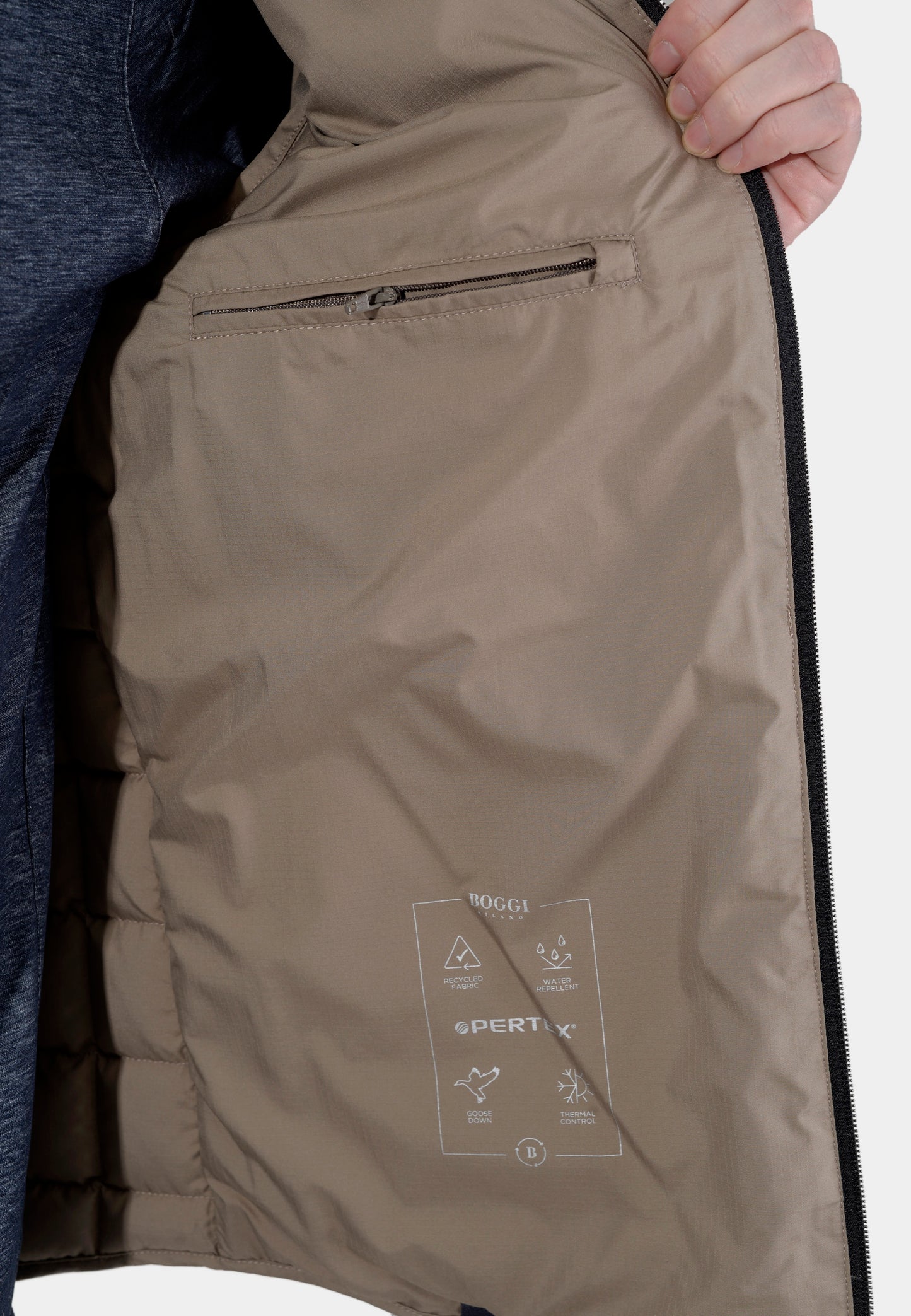 CHAQUETA BOGGI CAFE POLY RECYCLED (23A003801)