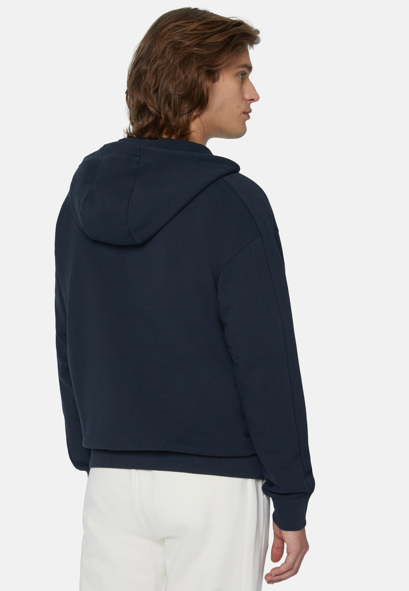 HOODIE BOGGI AZUL ALGODON