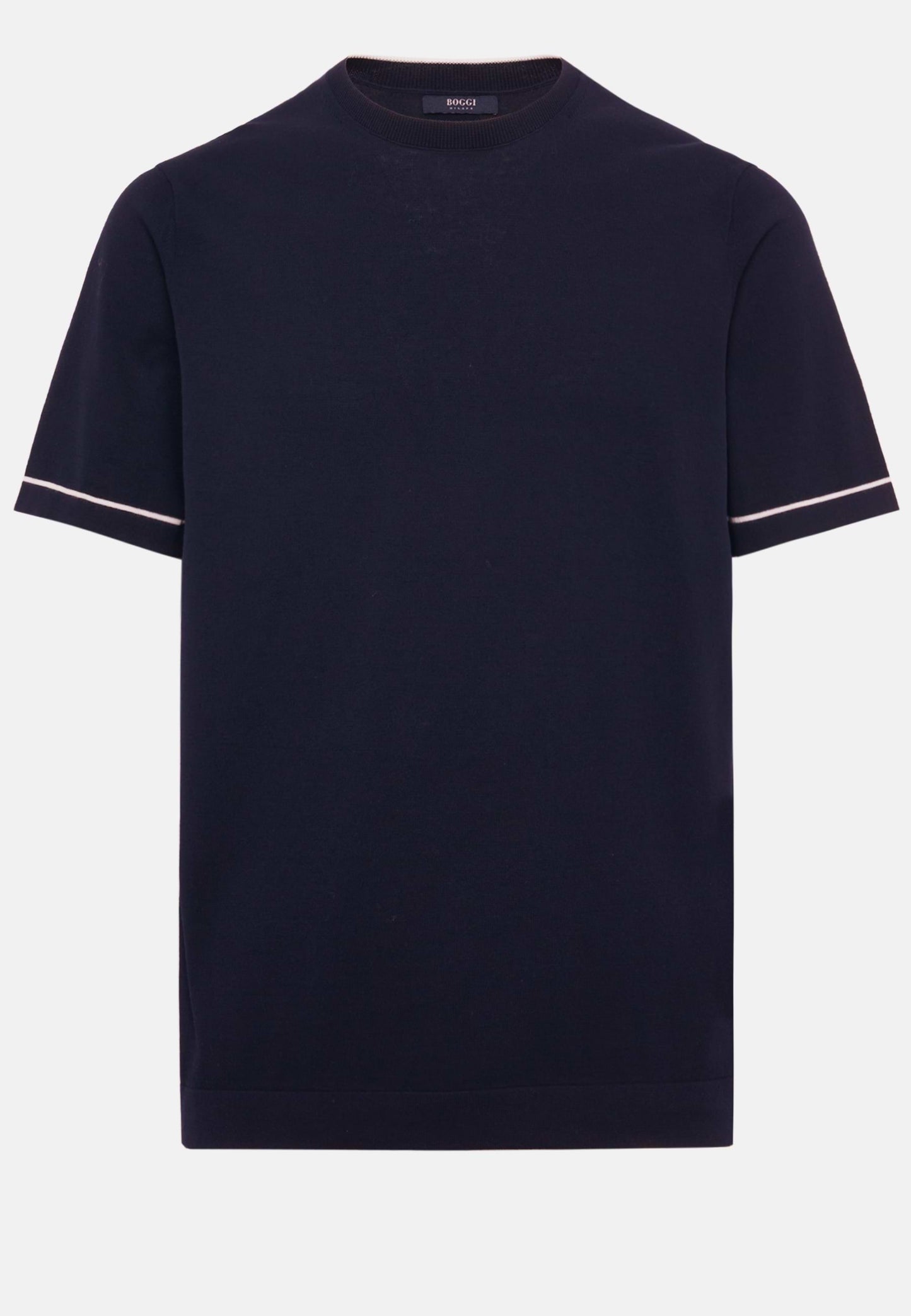 CAMISETA-TSHIRT BOGGI AZUL ALGODON