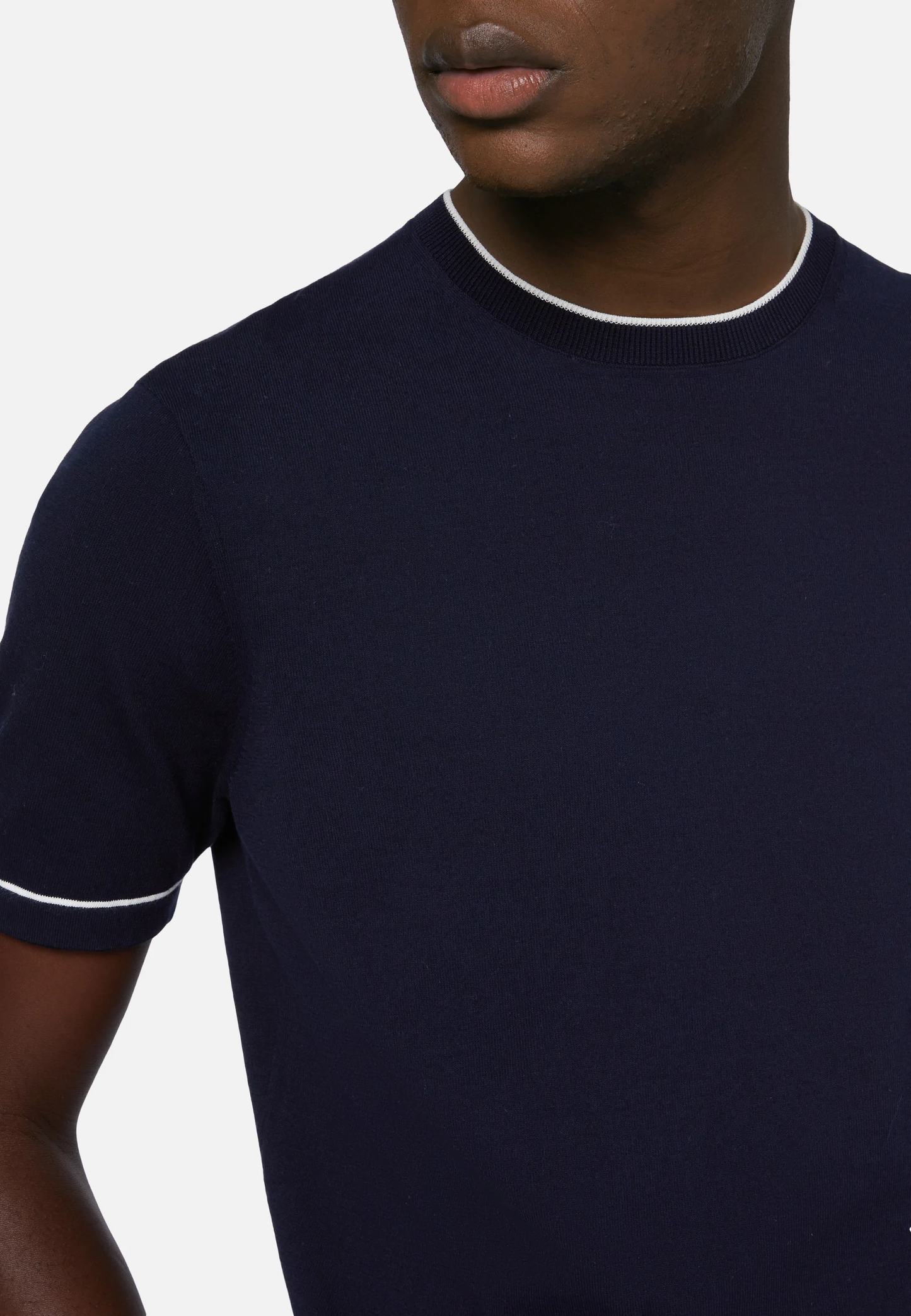 CAMISETA-TSHIRT BOGGI AZUL ALGODON