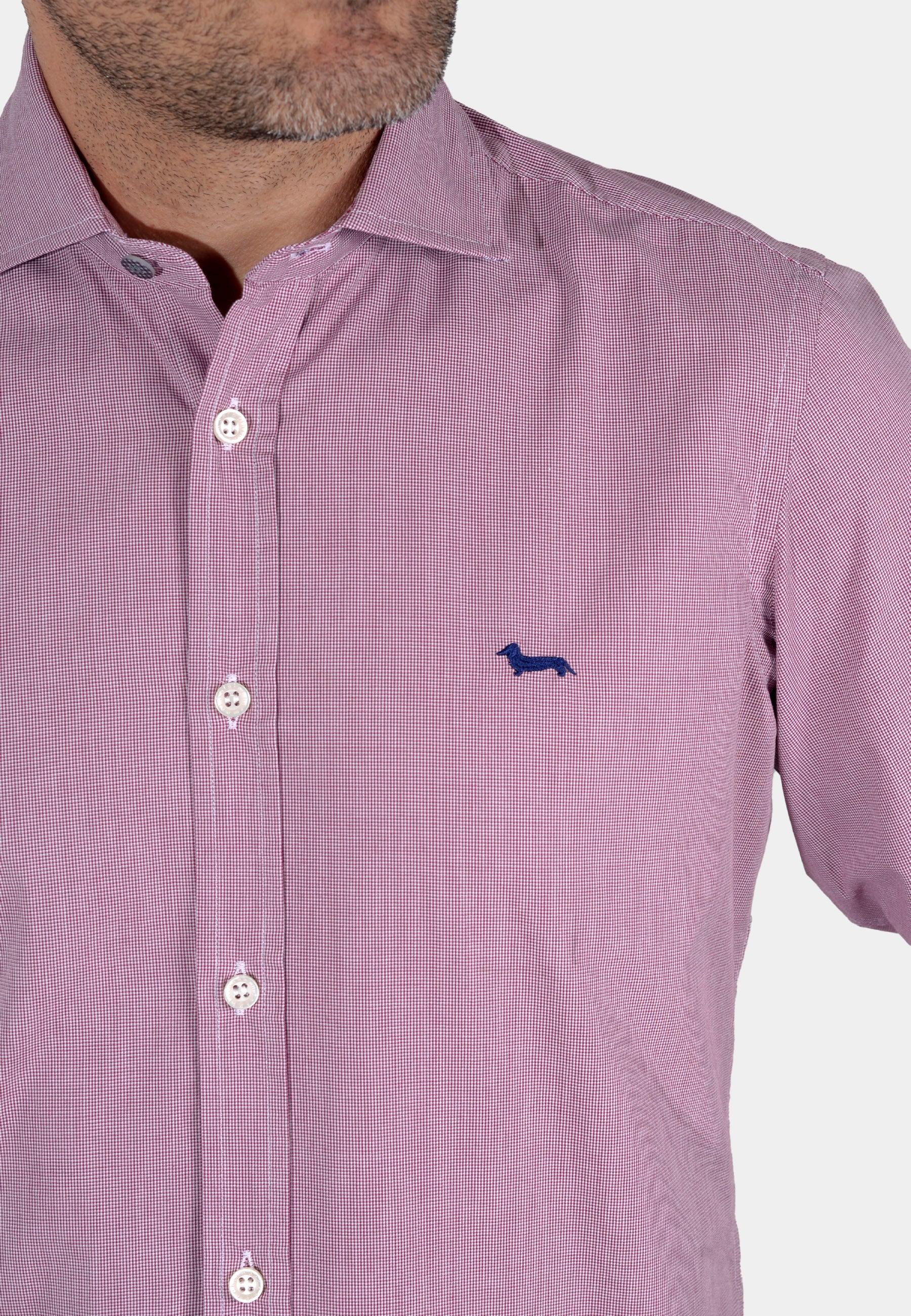Camisa Hombre Rosado Pastel H&B