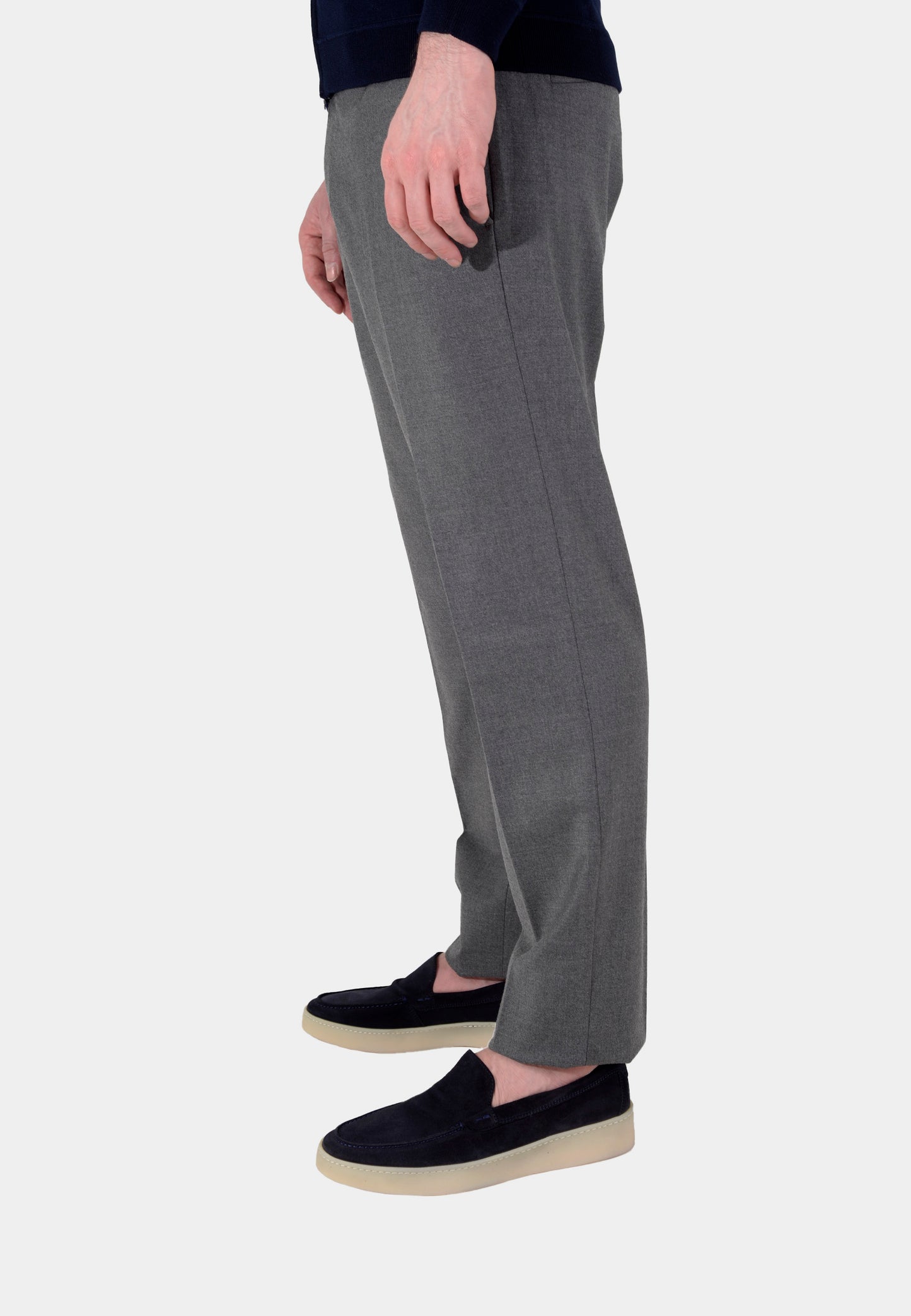 PANTALON BOGGI GRIS POLIES + LANA + ELAS T-48 (23A063702)