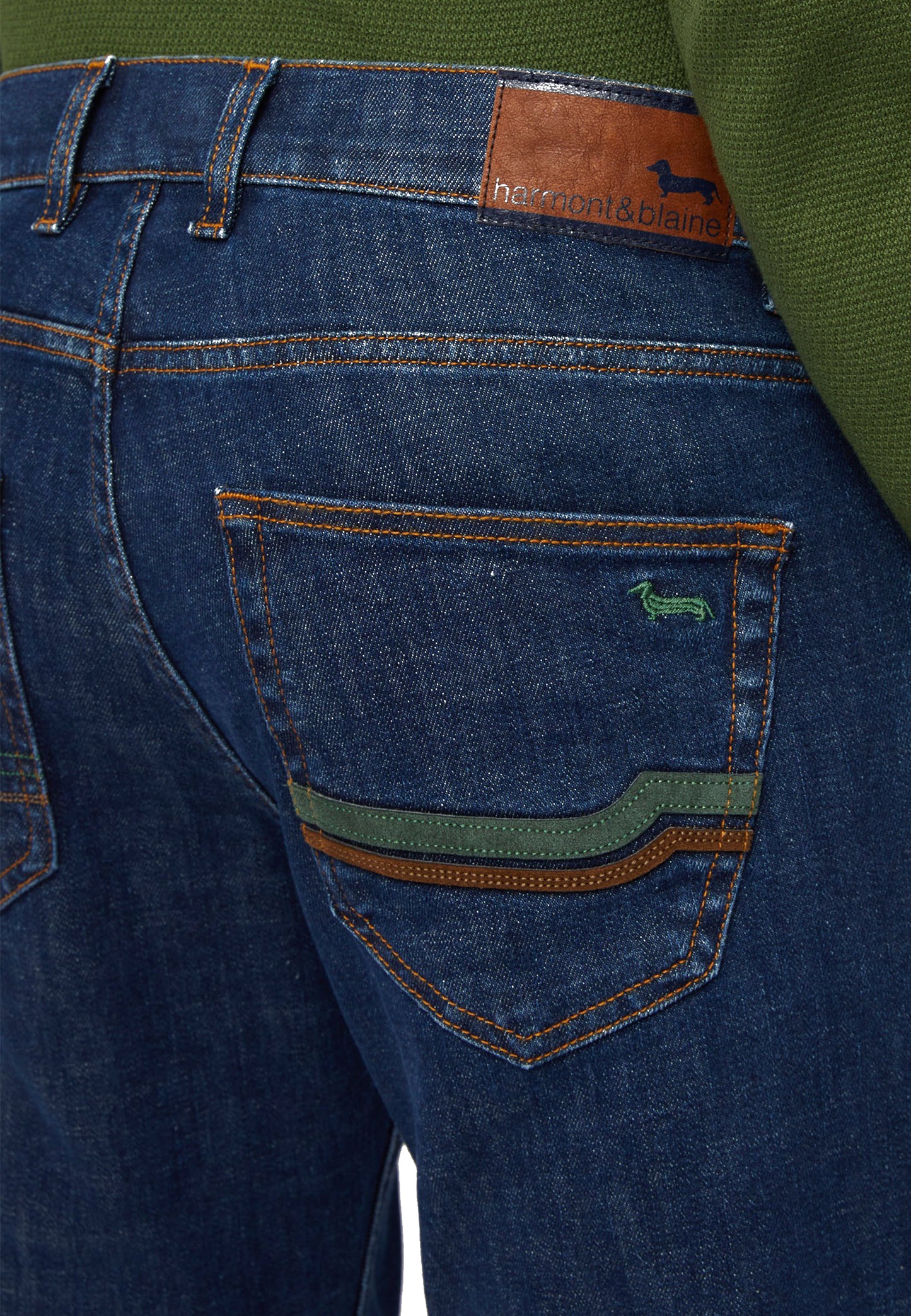 JEANS HARMOT&BLAINE AZUL ALGOD (WNL059059437A02-631)