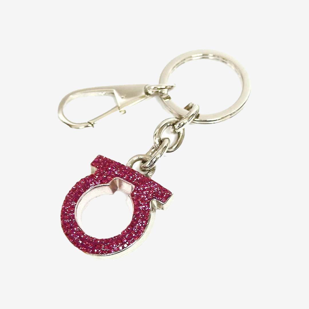 LLAVERO FERRAGAMO DAMA PLATEADO METALICO (3566-0552933)
