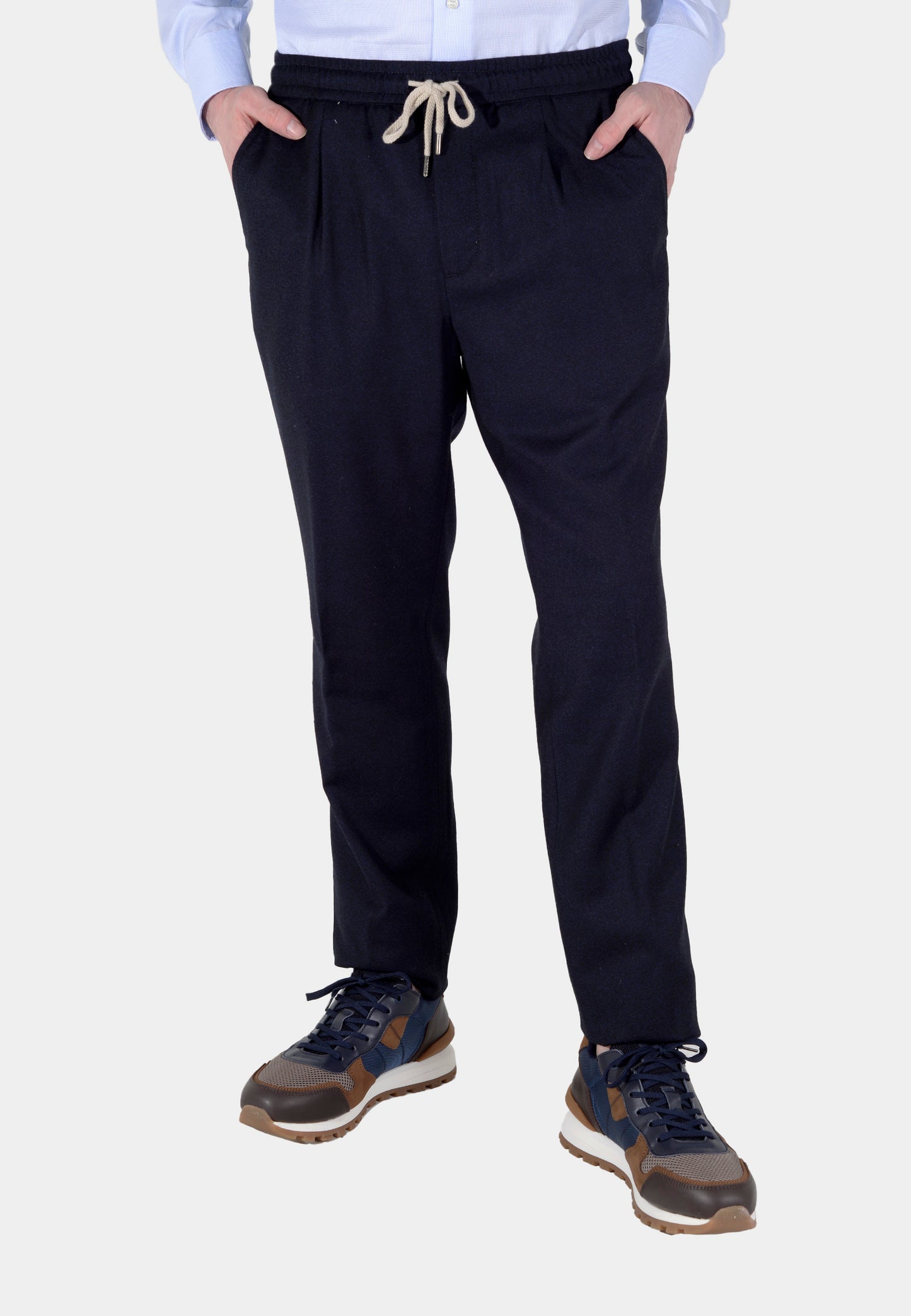 PANTALON BOGGI AZUL LANA VIRG T-48 (23A048901)