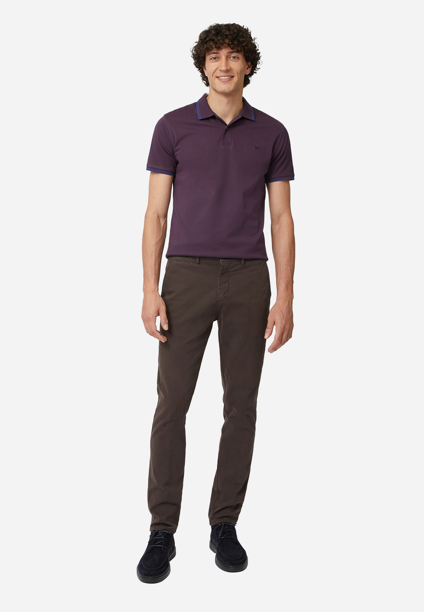 PANTALON HARMONT & BLAINE CAFE ALGODON (WNM300053022)
