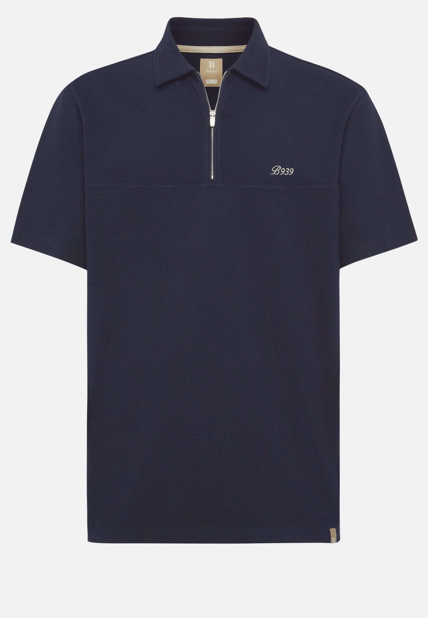 CAMISETA POLO BOGGI AZUL ALGODON