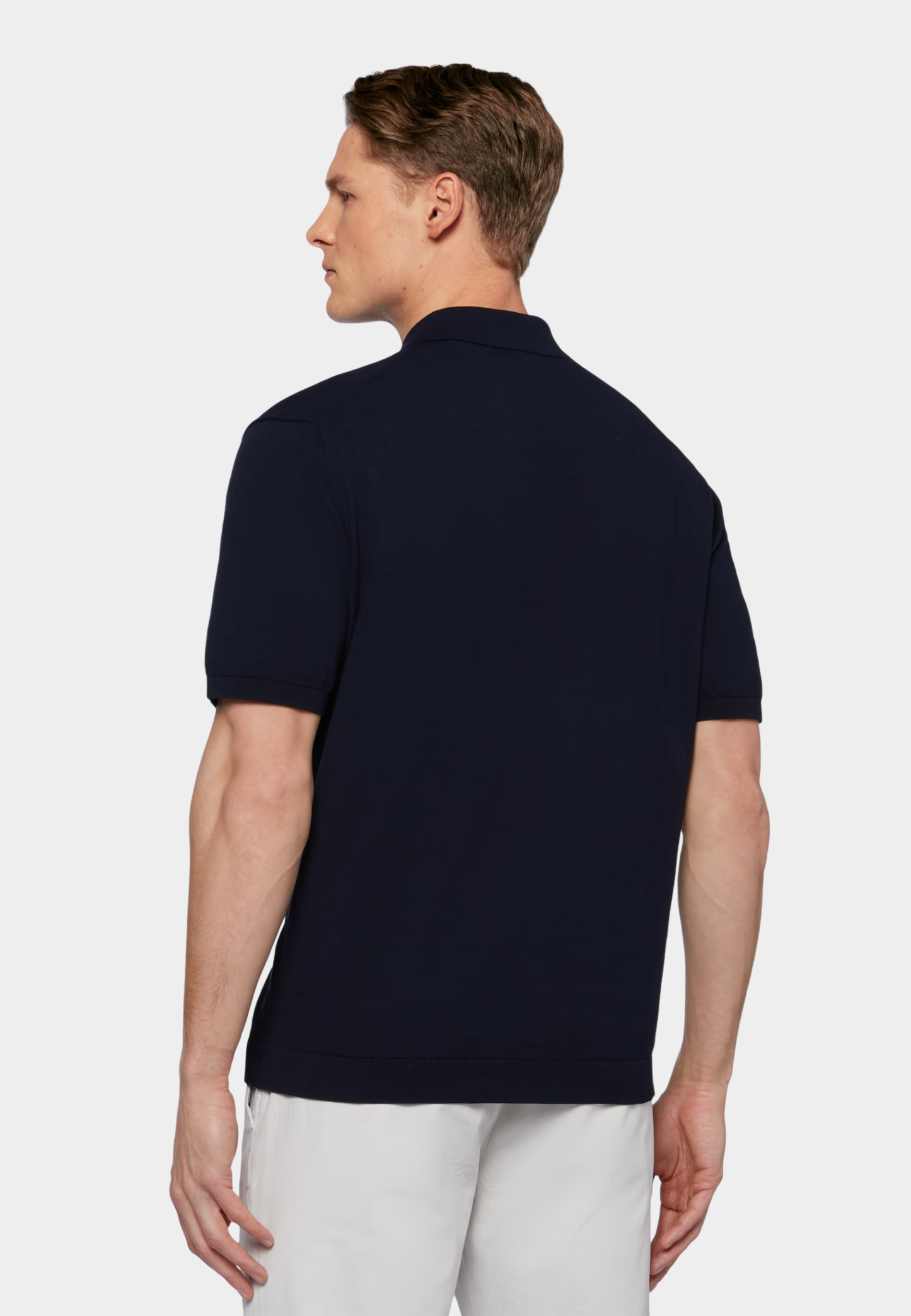 CAMISETA POLO BOGGI AZUL ALGODON