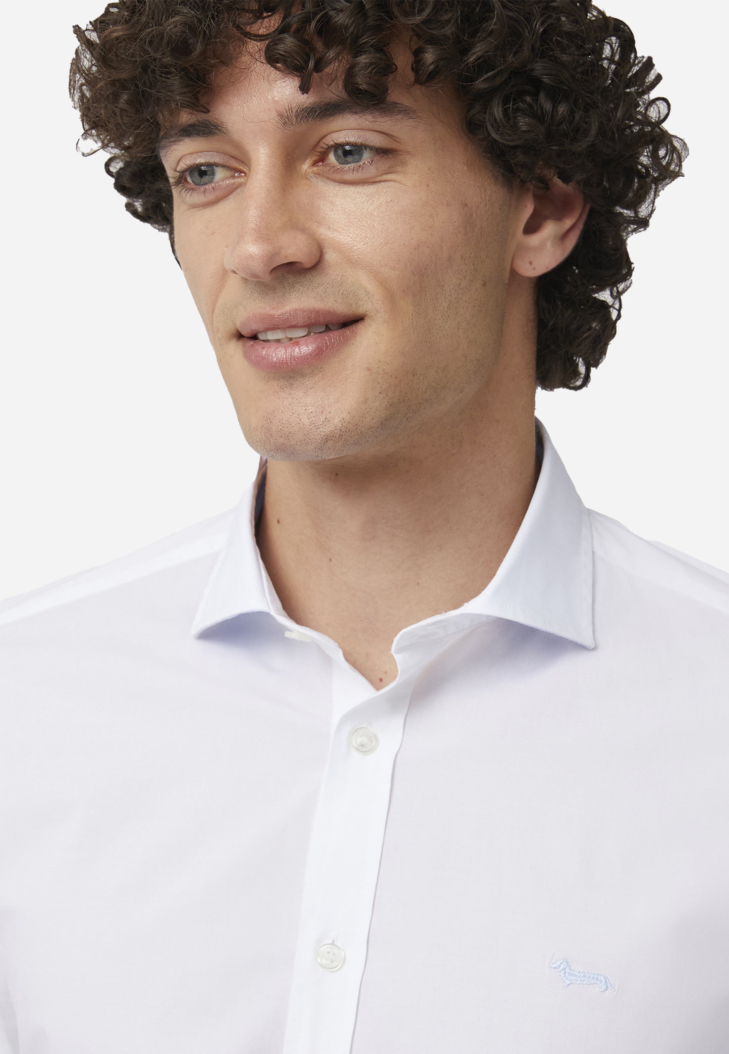 CAMISA SPORT HARMONT & BLAINE BLANCO ALGODON (CNM011012523I-100)