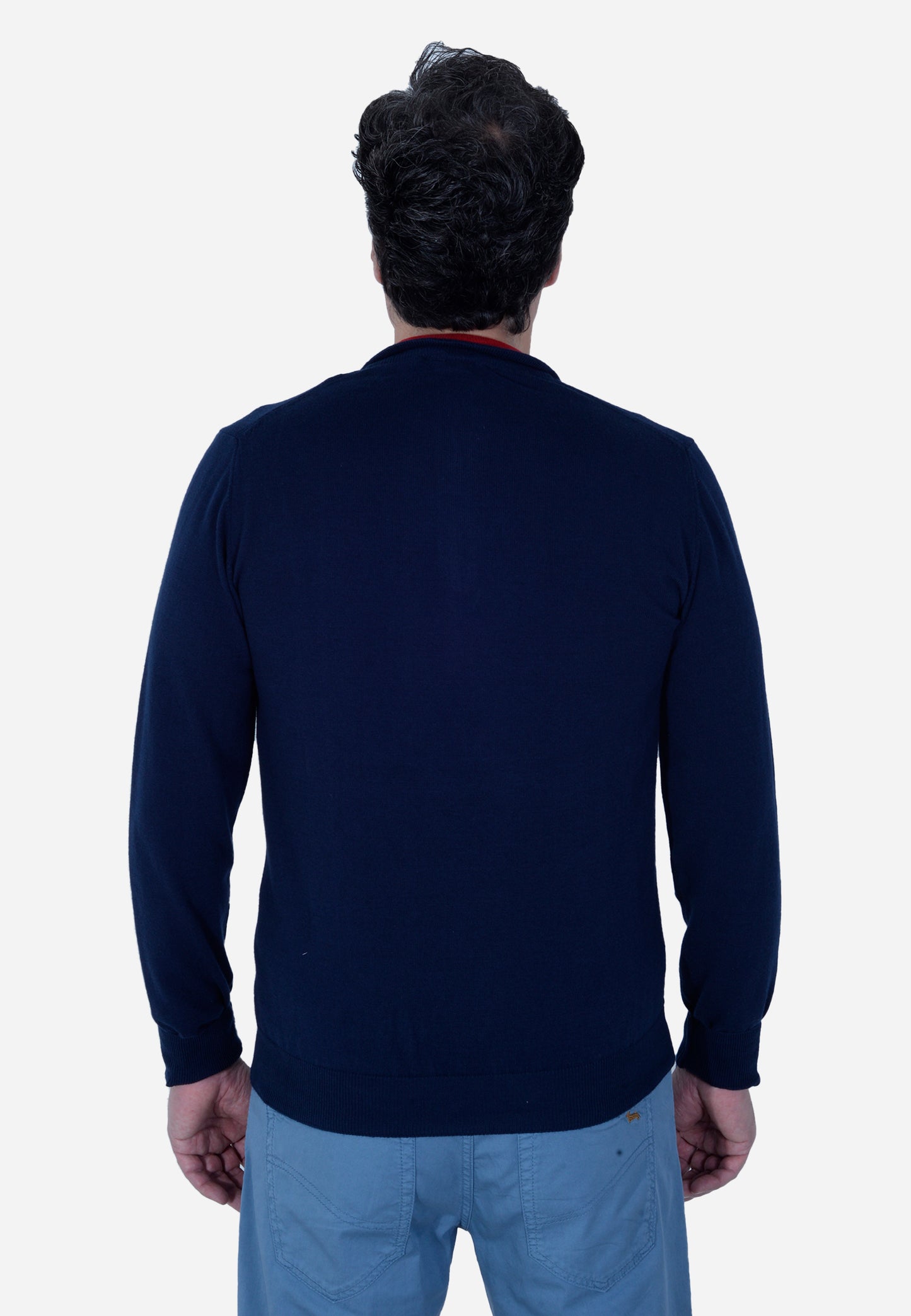 SWETER HARMONT & BLAINE AZUL ALGODÓN (HRL622030763-828)