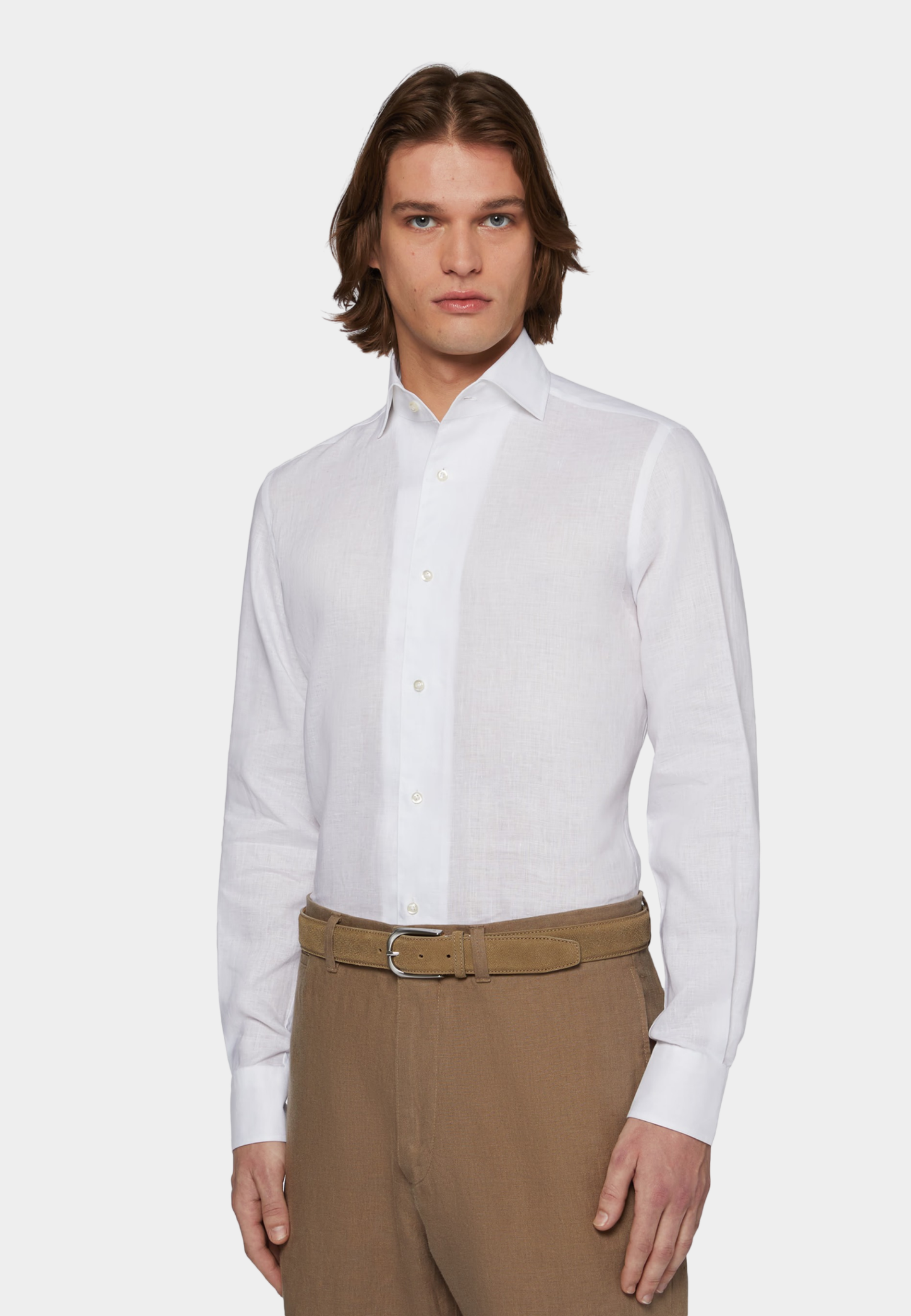 CAMISA SPORT BOGGI BLANCO LINO