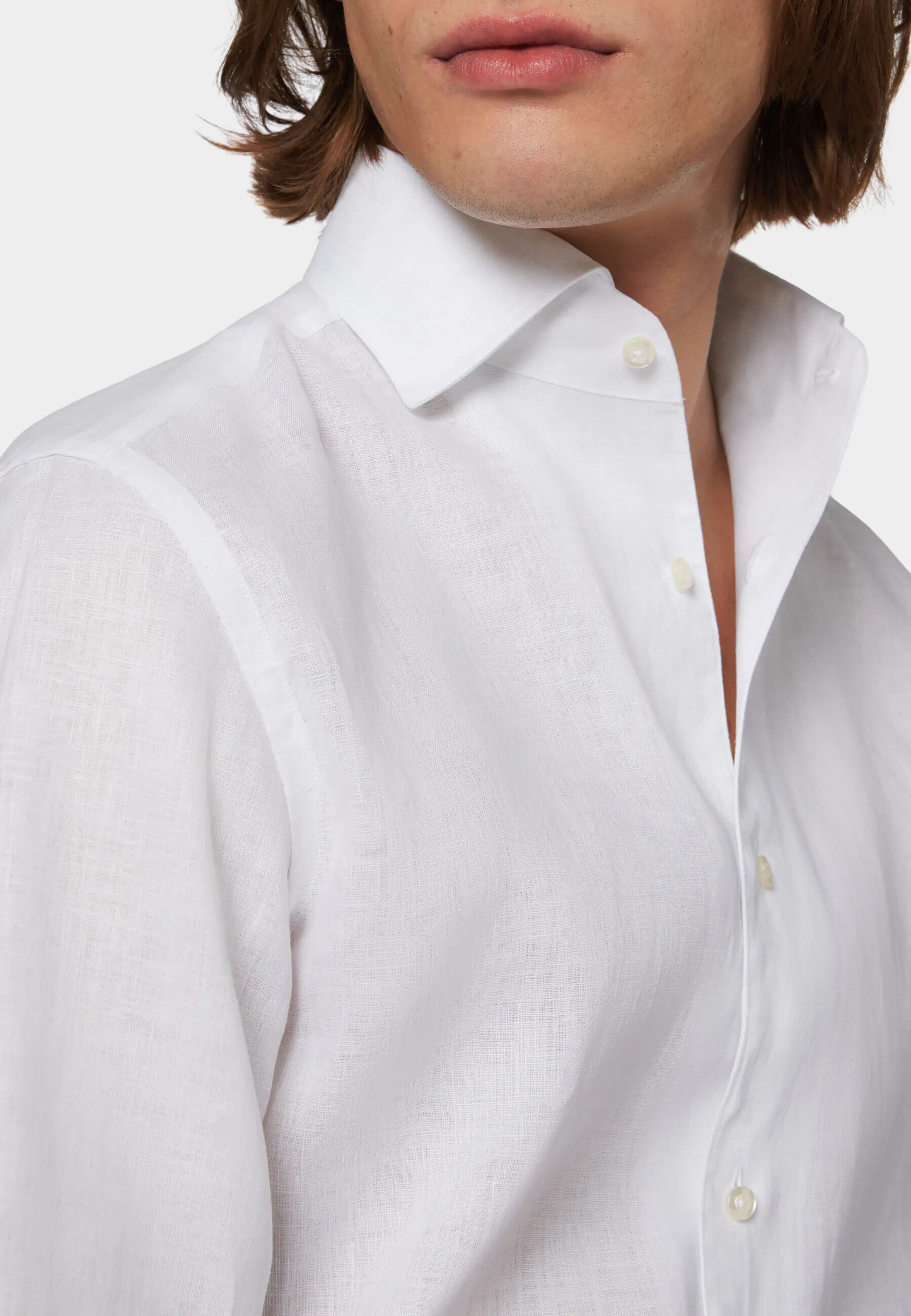 CAMISA SPORT BOGGI BLANCO LINO
