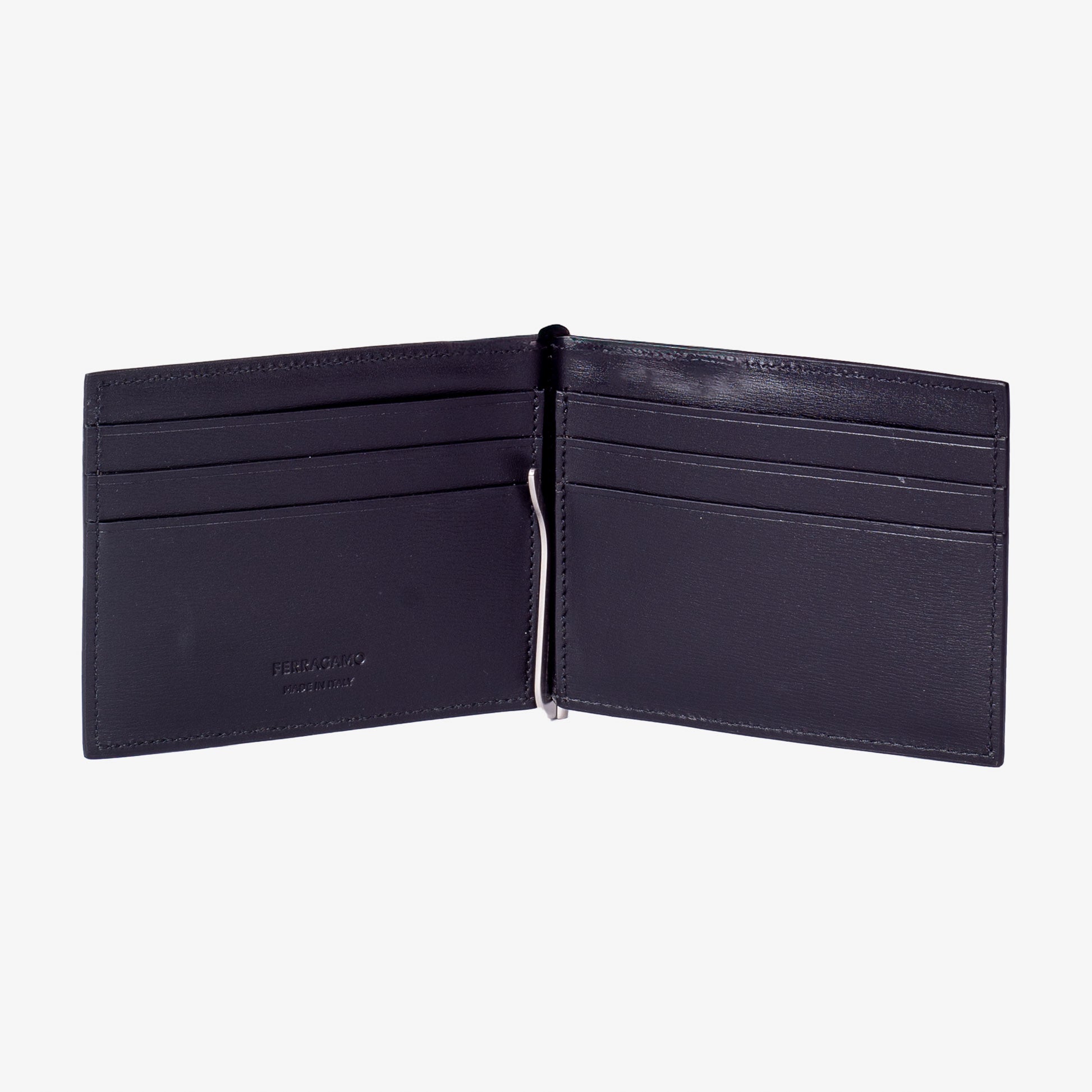 Billetera Negra Cuero T-Unic